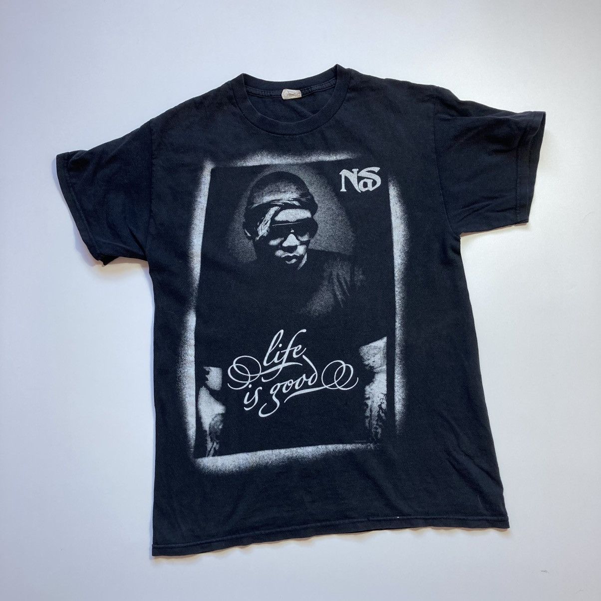 Rap Tees vintage nas life is good rap tour band tee Size US M / EU 48-50 / 2 - 1 Thumbnail