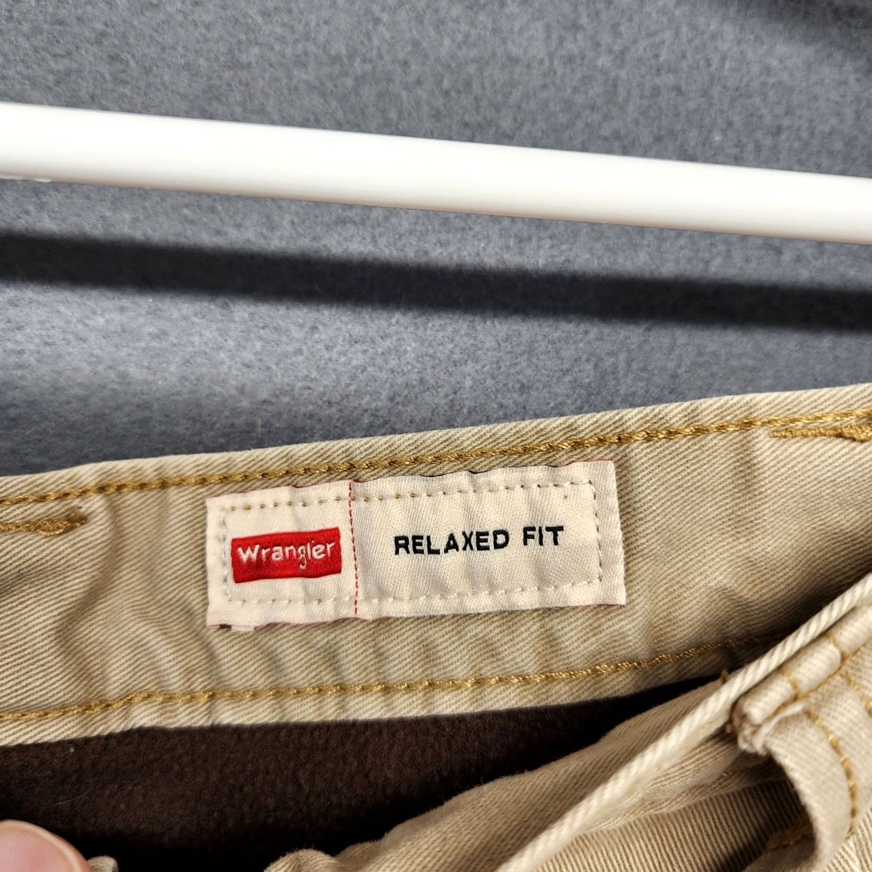 Wrangler Wrangler Pants Mens 36 Beige Fleece Lined Cargo 36x30 Workwear Winter Tagged 38x32 Size US 36 / EU 52 - 3 Thumbnail