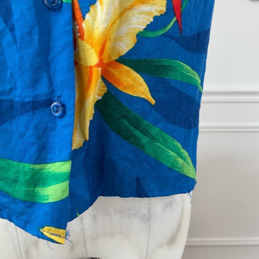 Vintage Vintage 70s 80s That’s It Tropical Floral Hawiian Shirt XS S Size XS / US 0-2 / IT 36-38 - 4 Thumbnail