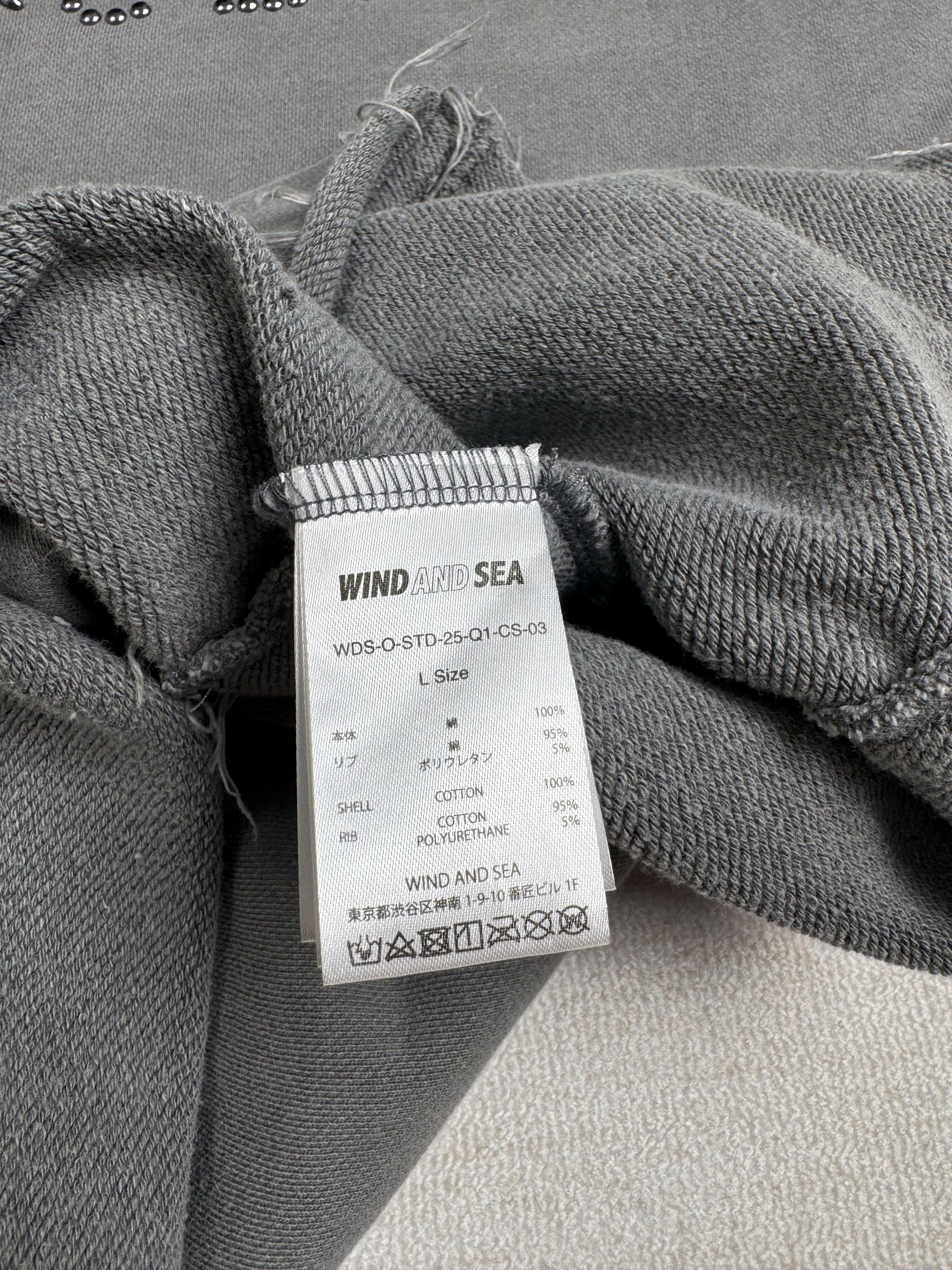 Japanese Brand WIND AND SEA | SULFER ACID STUDS C-OFF S/S TOP / CHARCOAL Size US L / EU 52-54 / 3 - 7 Thumbnail