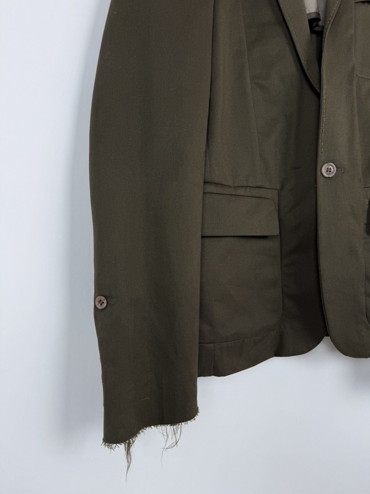 Diesel Diesel Designer Khaki Casual Blazer Size US L / EU 52-54 / 3 - 10 Thumbnail