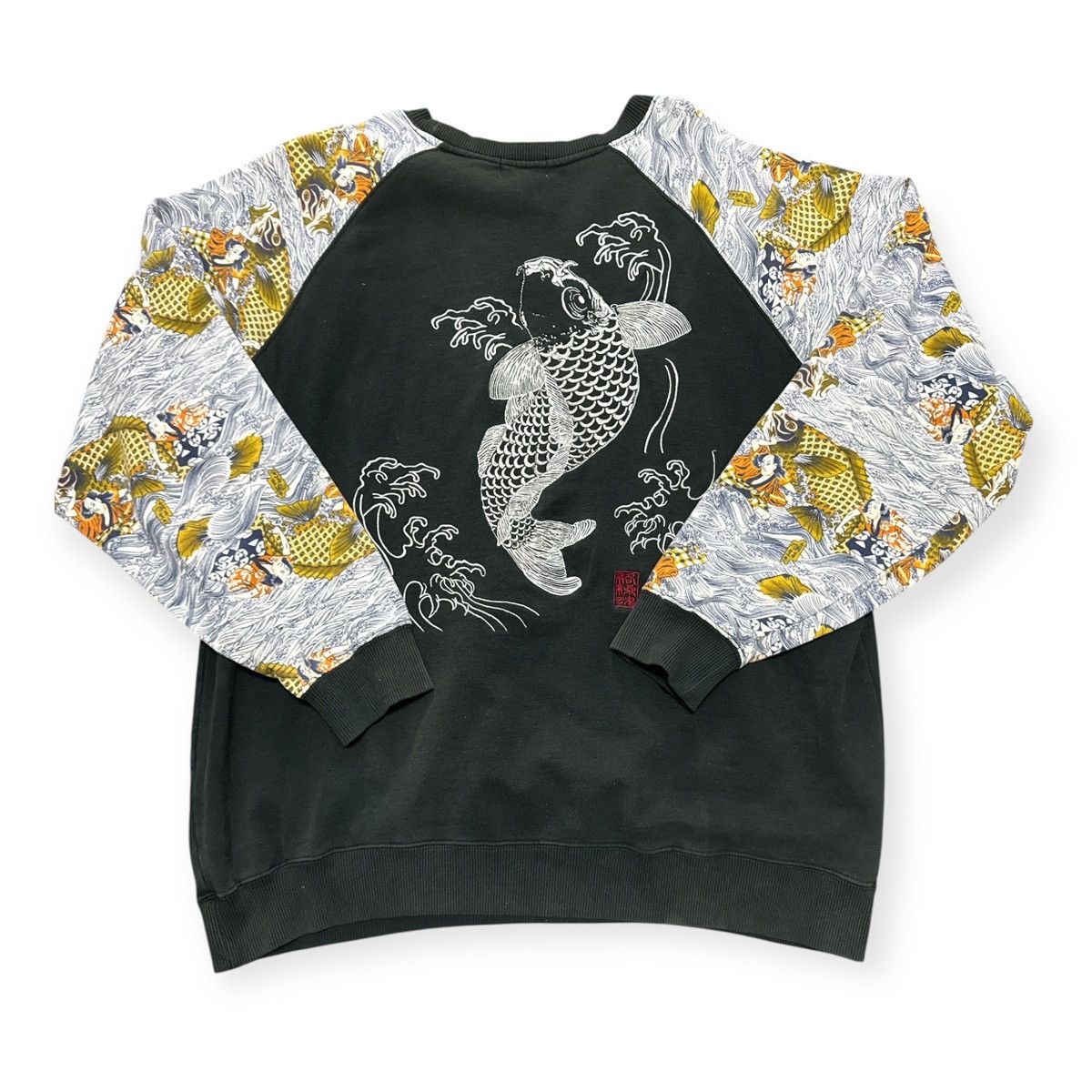 Japanese Brand KARAKURI SUKAJAN SWEATSHIRT Size US XXL / EU 58 / 5 - 1 Thumbnail