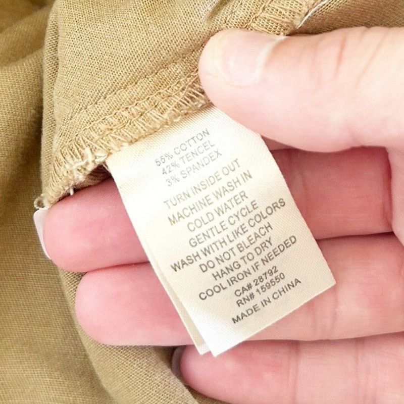 Joie Joie Tan Cargo Look Flat Front Pants Sz S Size 27" / US 4 / IT 40 - 3 Thumbnail