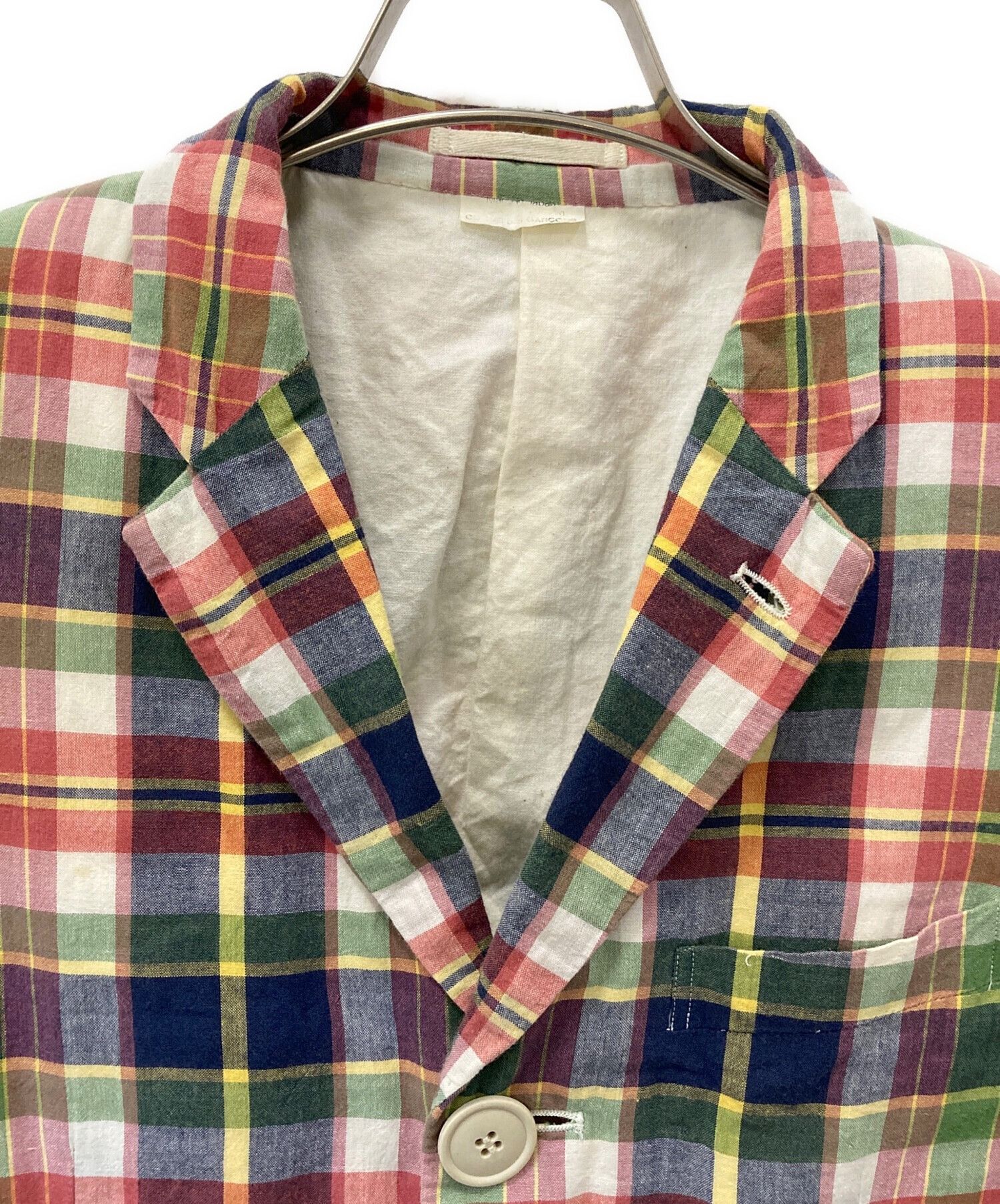Comme des Garcons Homme Plus Checkered Jacket Size US S / EU 44-46 / 1 - 3 Thumbnail