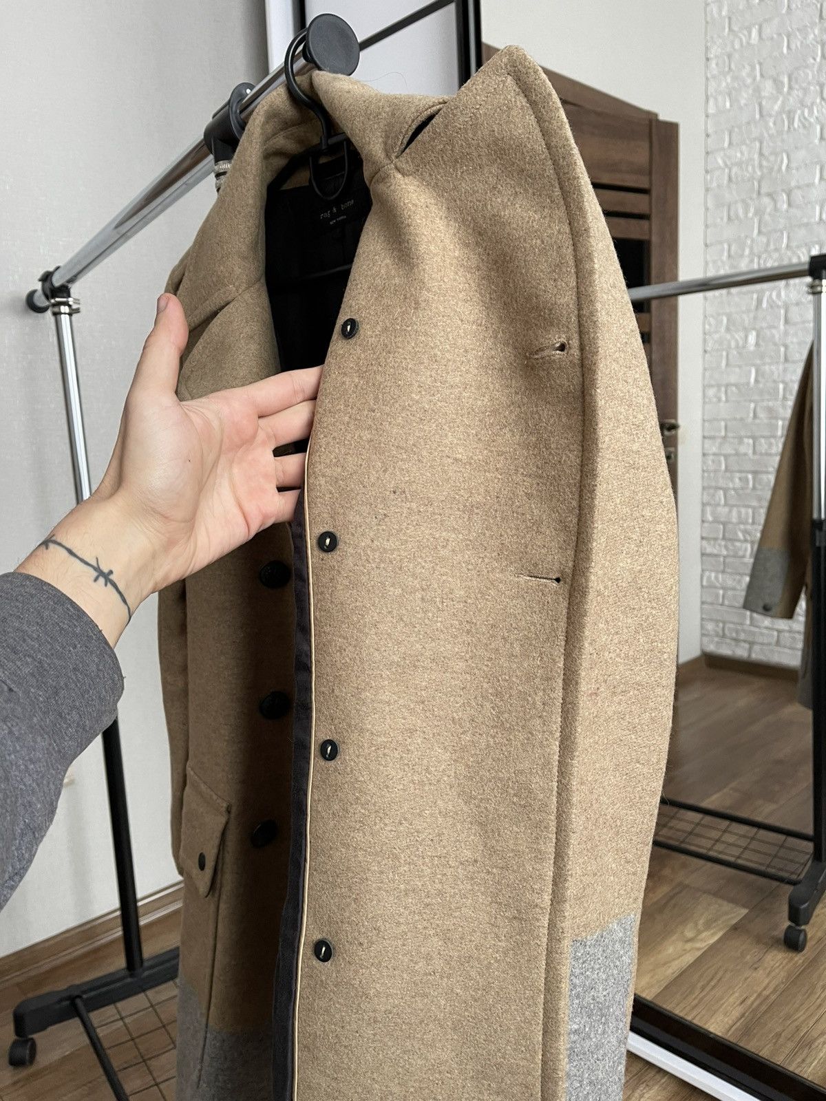 Rag & Bone Rag And Bone New York Double Wool Coat Jacket Size US S / EU 44-46 / 1 - 16 Thumbnail