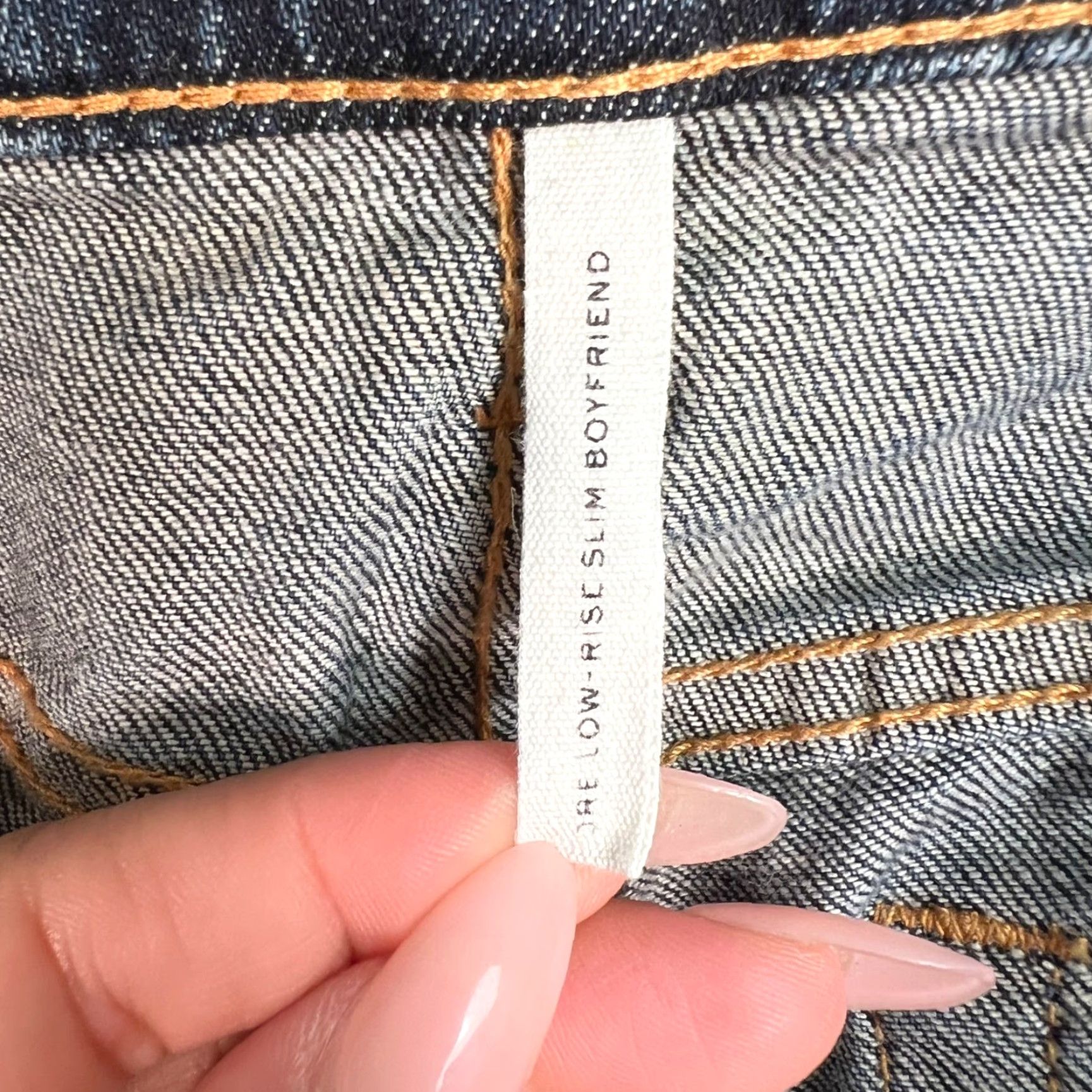 Rag & Bone Rag & Bone New York Womens Low-Rise Slim Boyfriend Jeans Size 26 Size 26" / US 2 / IT 38 - 4 Thumbnail