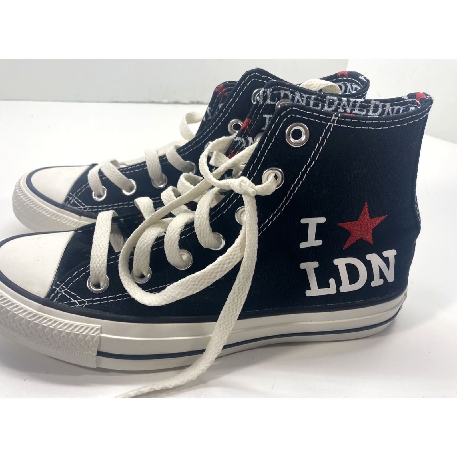 Converse Converse All Stars Chuck Taylor Hi Black London I Love London Women Size 6 Free S/H Size M / US 6-8 / IT 42-44 - 3 Thumbnail