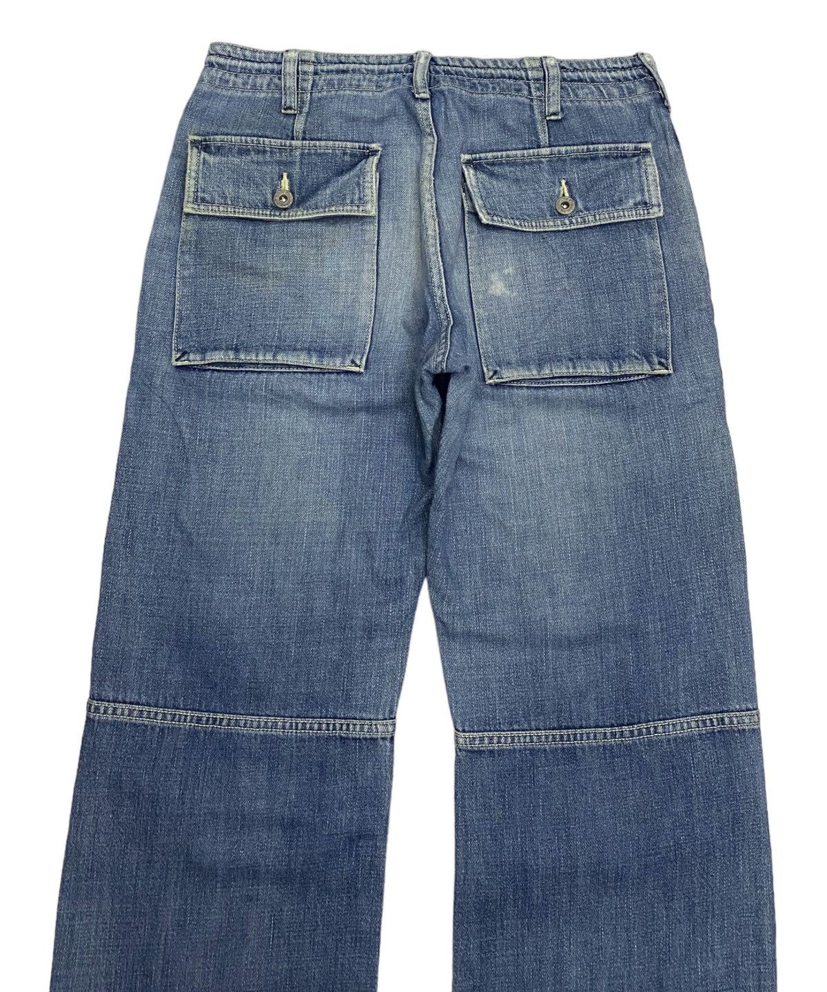 Helmut Lang BAGGY DENIM RAW-TEX UNITED ARROWS HELMUT LANG STYLE Size US 30 / EU 46 - 6 Thumbnail