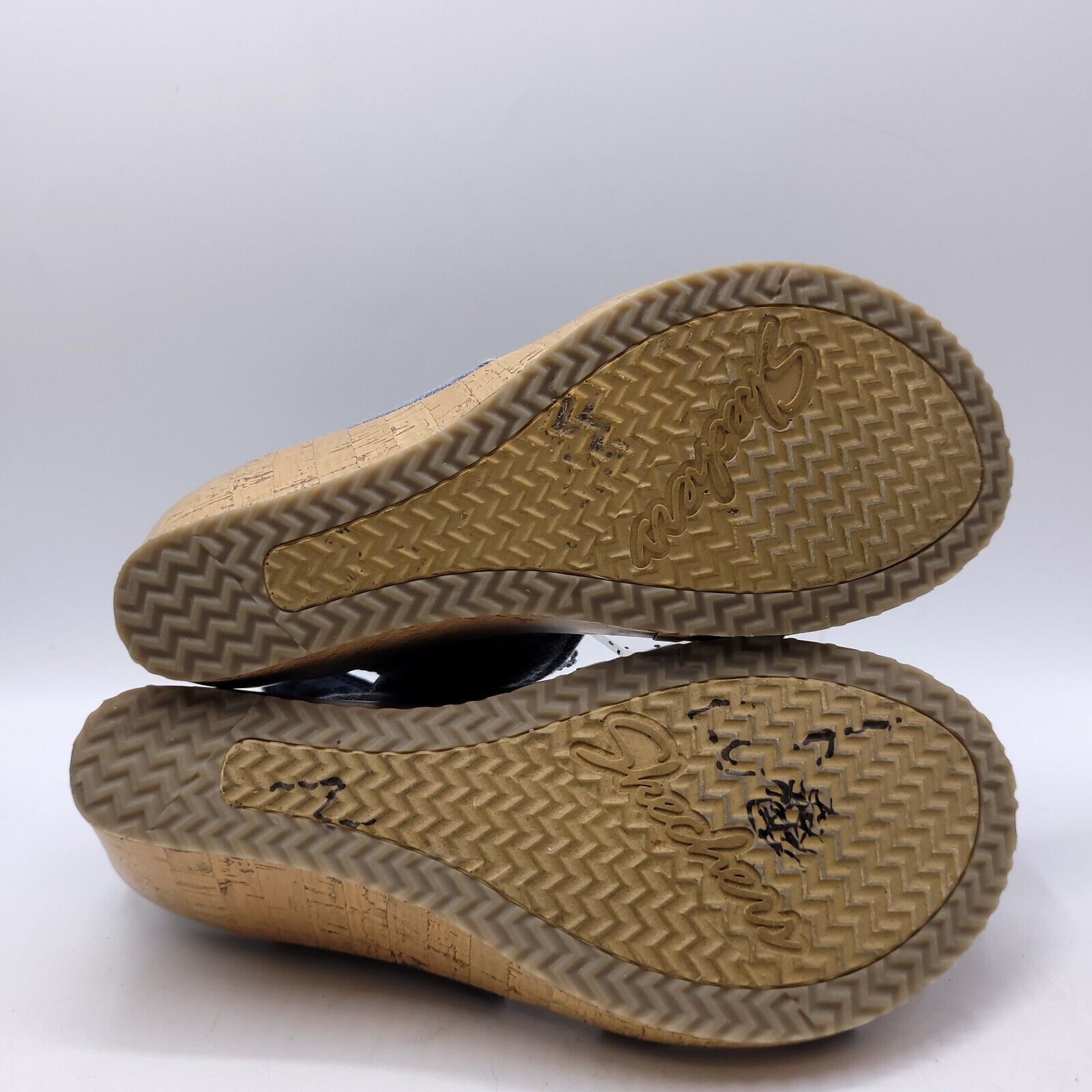 SKECHERS Skechers Beverlee High Tea Wedge Sandal Womens Size 7 31723 Size US 7 / IT 37 - 7 Thumbnail