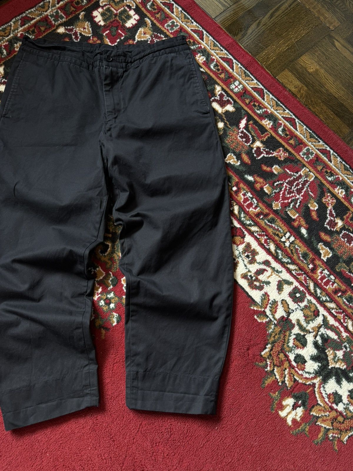 Comme des Garcons COMME DES GARCONS HOMME DEUX Black Chino Pants Black Size S Size US 28 / EU 44 - 4 Thumbnail