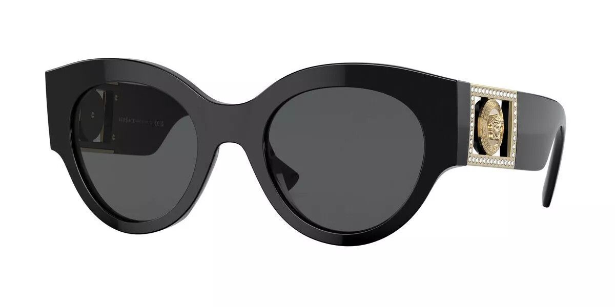 Versace NEW VERSACE VE4438BF-GB1-87 Black Size ONE SIZE - 2 Thumbnail