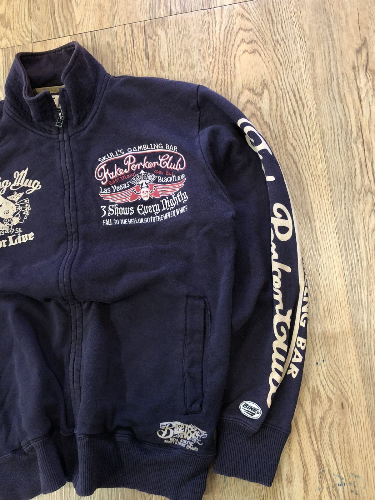 Japanese Brand Japan Streetwear Skull Gambling Bar jacket Size US M / EU 48-50 / 2 - 5 Thumbnail