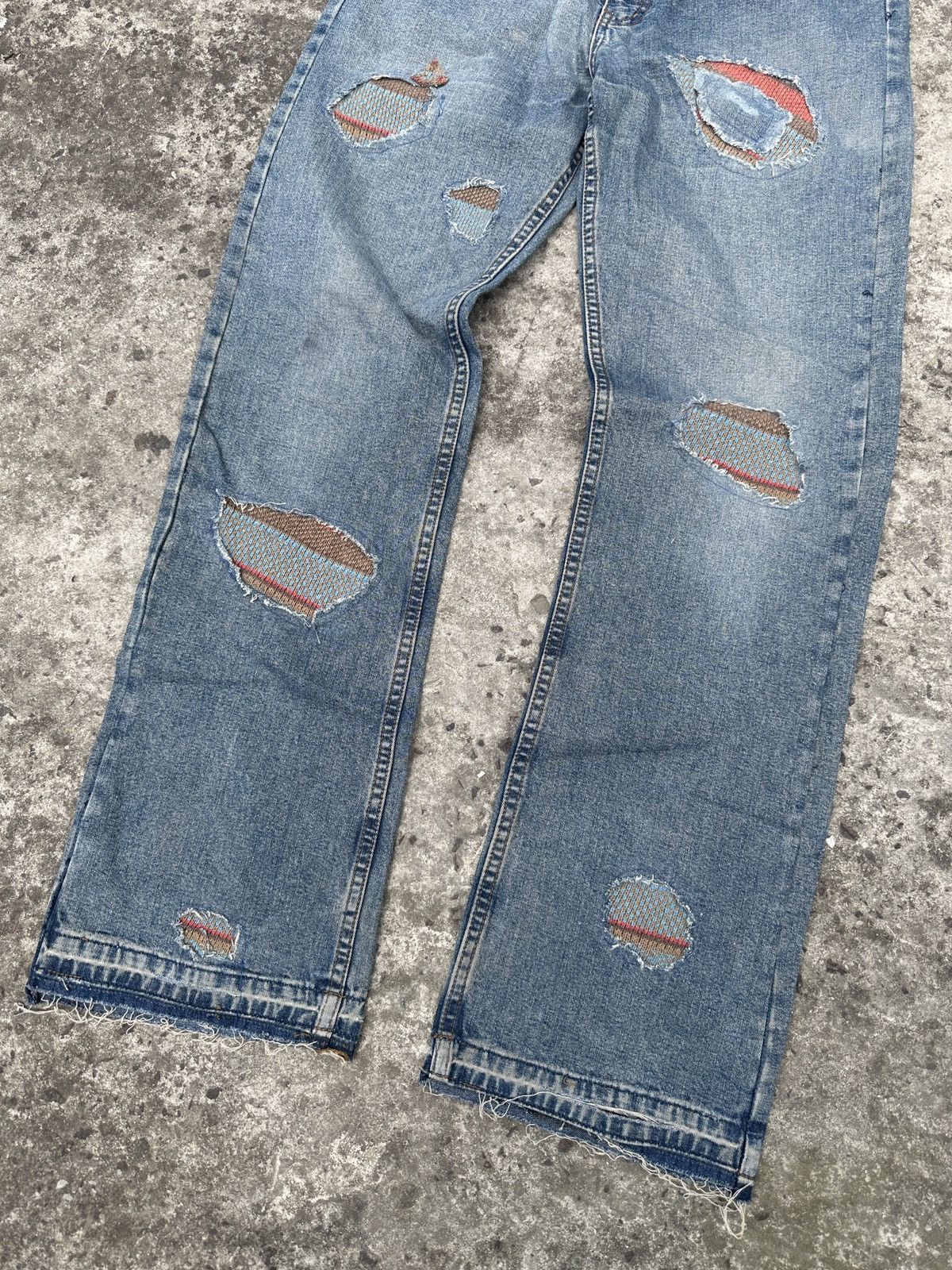 Other Y2K Vintage Custom Jeans Streetwear Style USA L Rare Size US 34 / EU 50 - 2 Thumbnail