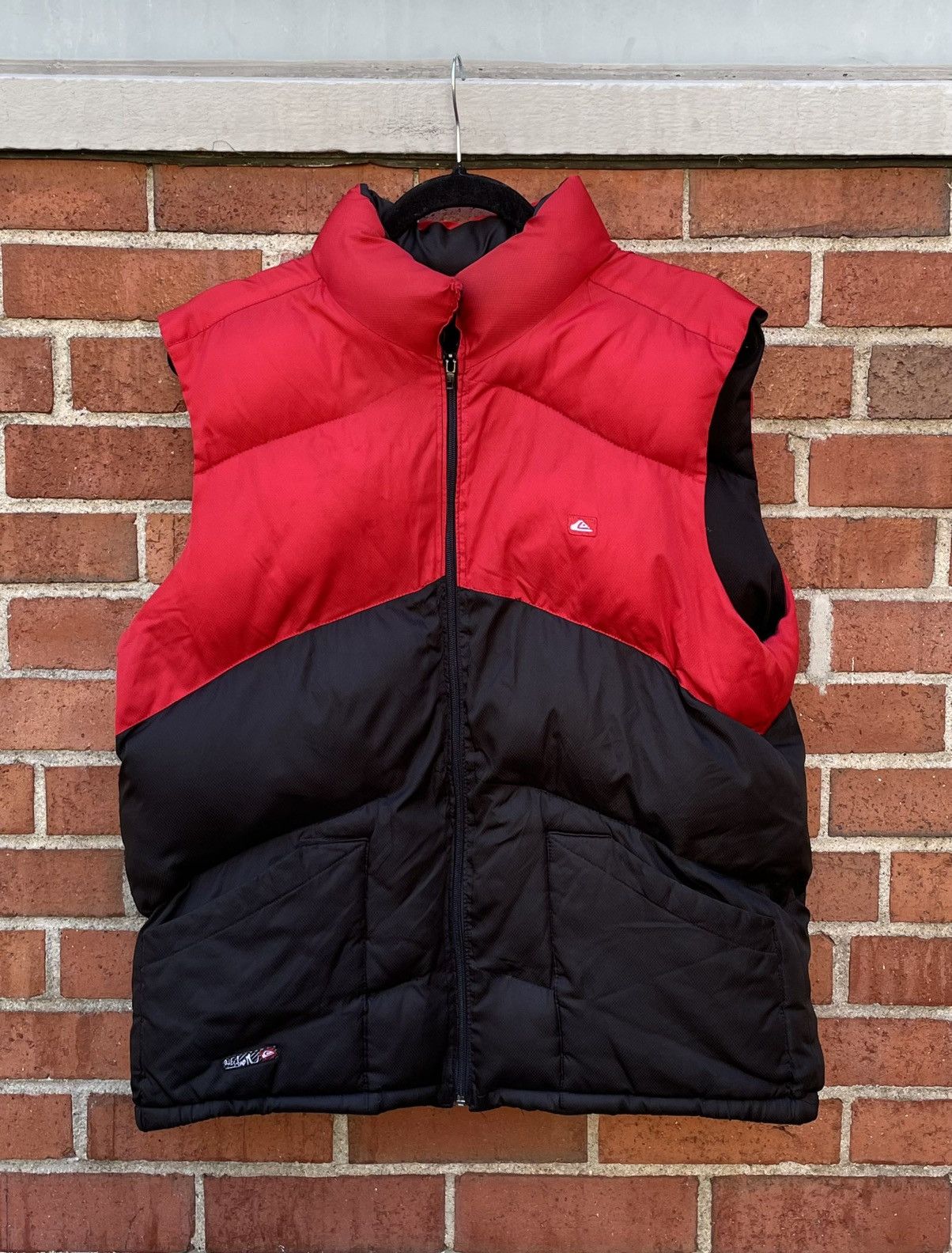 Quiksilver Vintage Y2k Quiksilver Surf Reversible Puffer Down Vest Size US L / EU 52-54 / 3 - 1 Thumbnail
