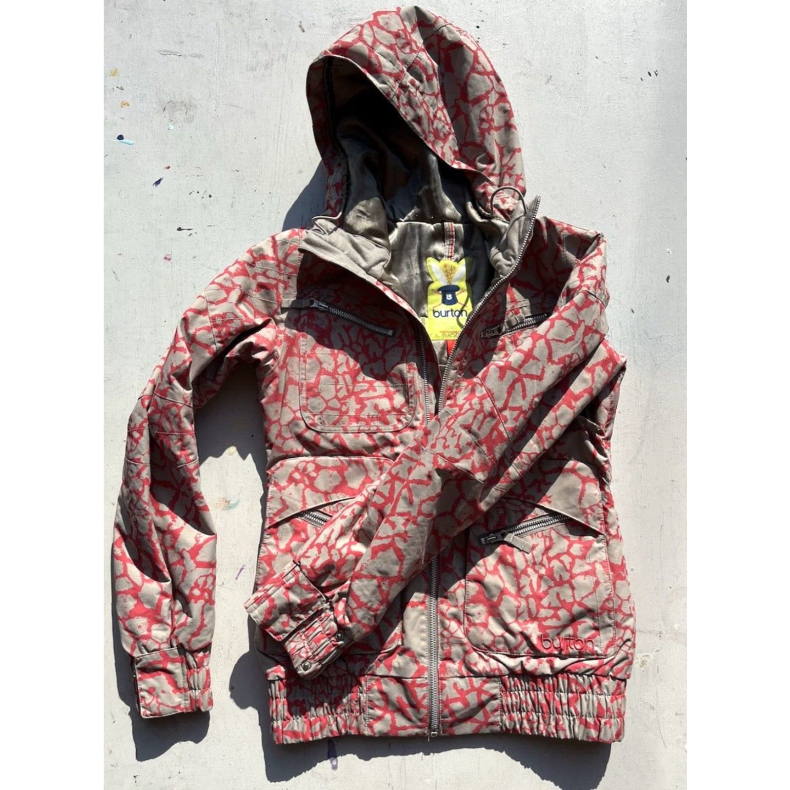 Burton Burton Women's Jacket DryRide Multicolor Full-Zip S Snowboard Logo Lined Jacket Size S / US 4 / IT 40 - 6 Thumbnail
