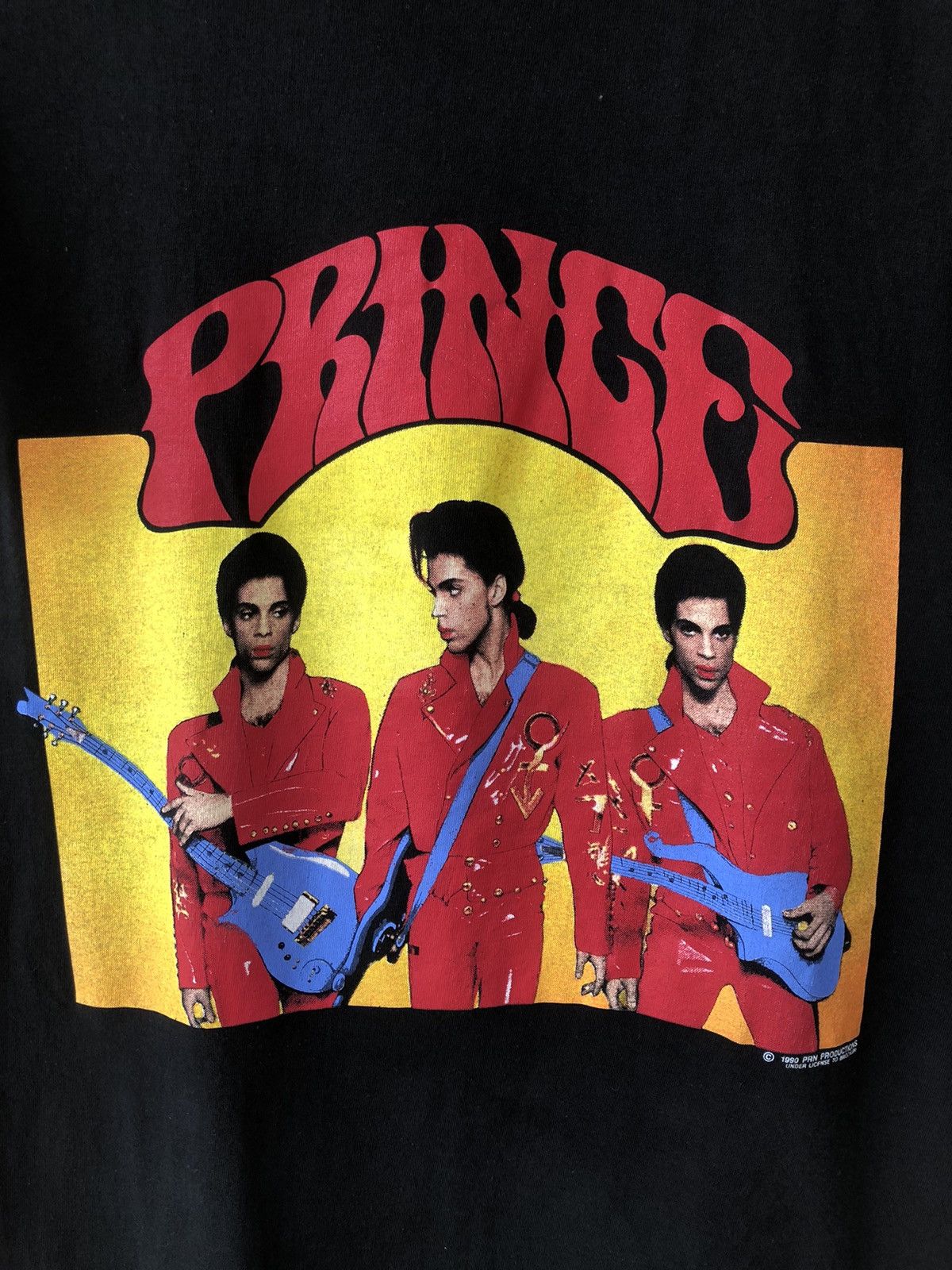 Band Tees Vintage 90s PRINCE Very Rare Design Band Tee Size US M / EU 48-50 / 2 - 3 Thumbnail