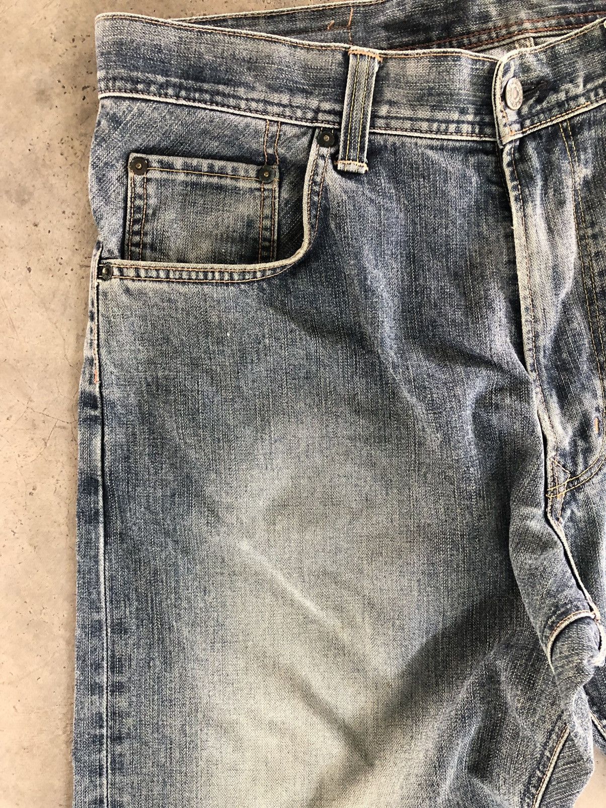 Edwin Vintage Edwin BAGGY Jeans Rusty Faded Denim Pants Size US 37 - 11 Thumbnail