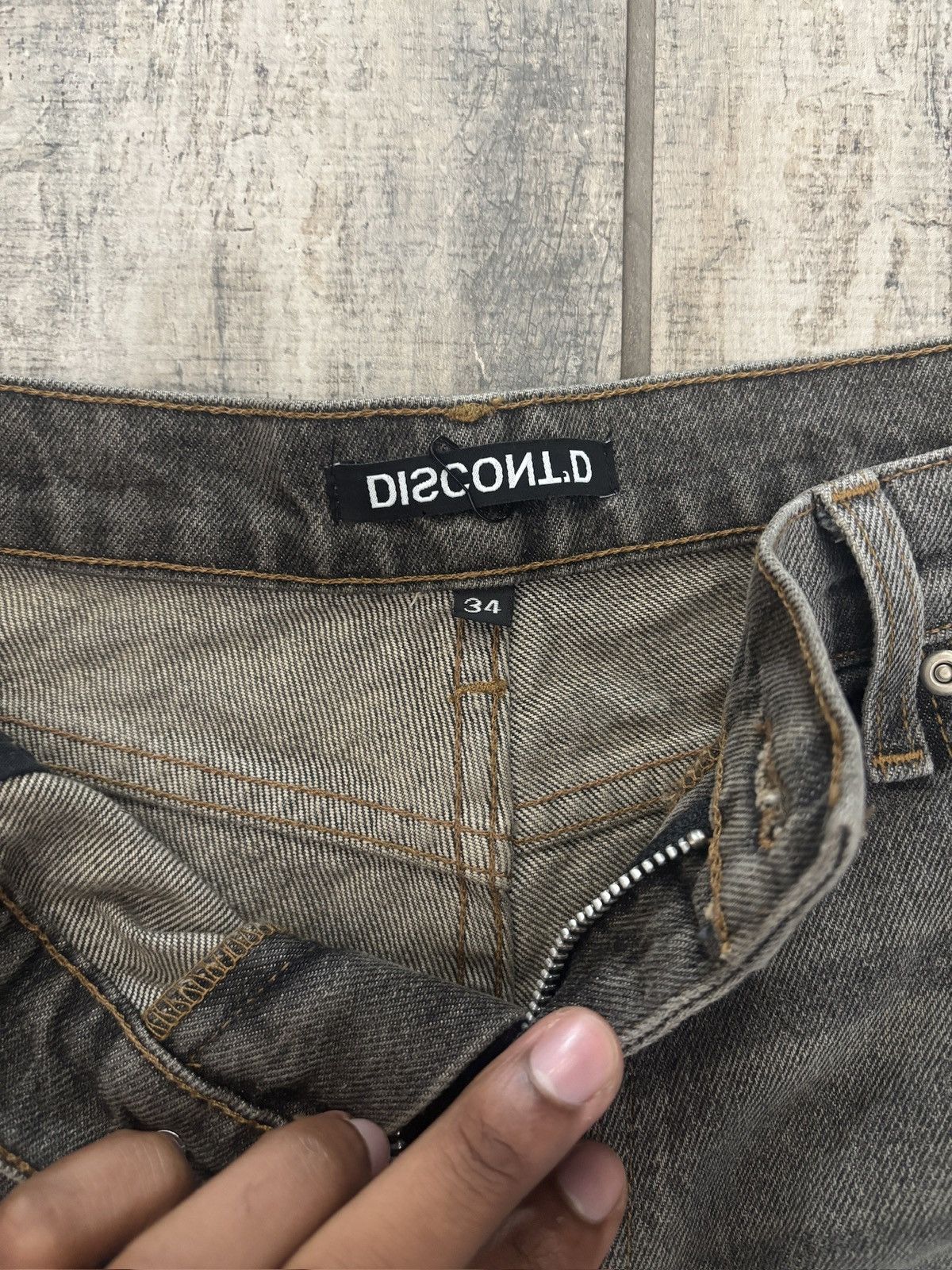 Other DISCONTD WIDE LEG JEANS Size US 34 / EU 50 - 3 Thumbnail