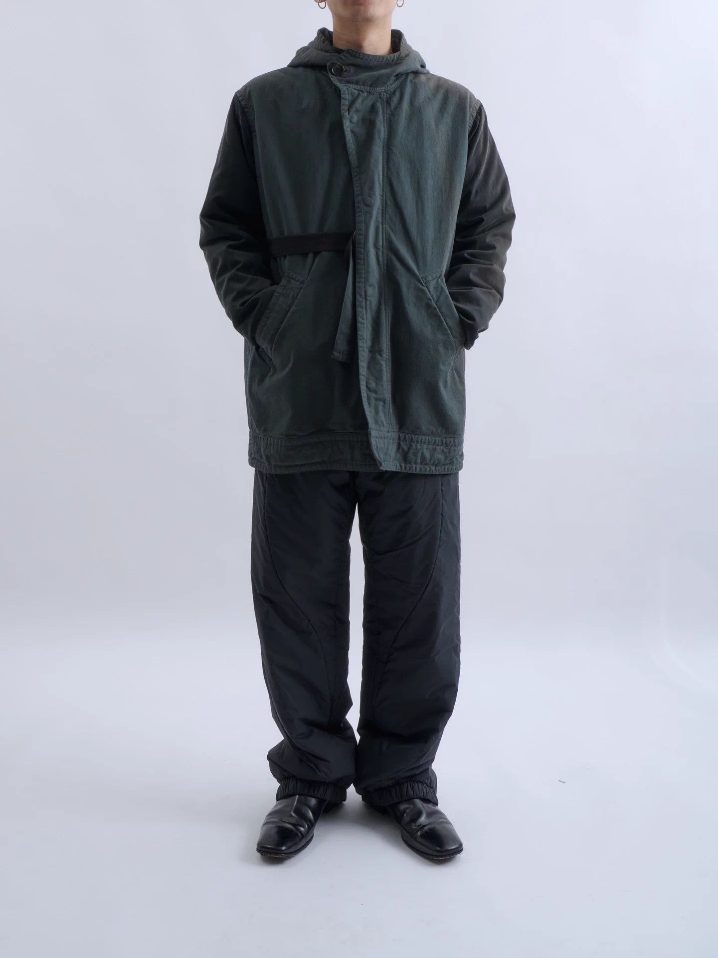 Robert Geller Robert Geller panel padded hooded cotton-cupro jacket Size US M / EU 48-50 / 2 - 1 Thumbnail