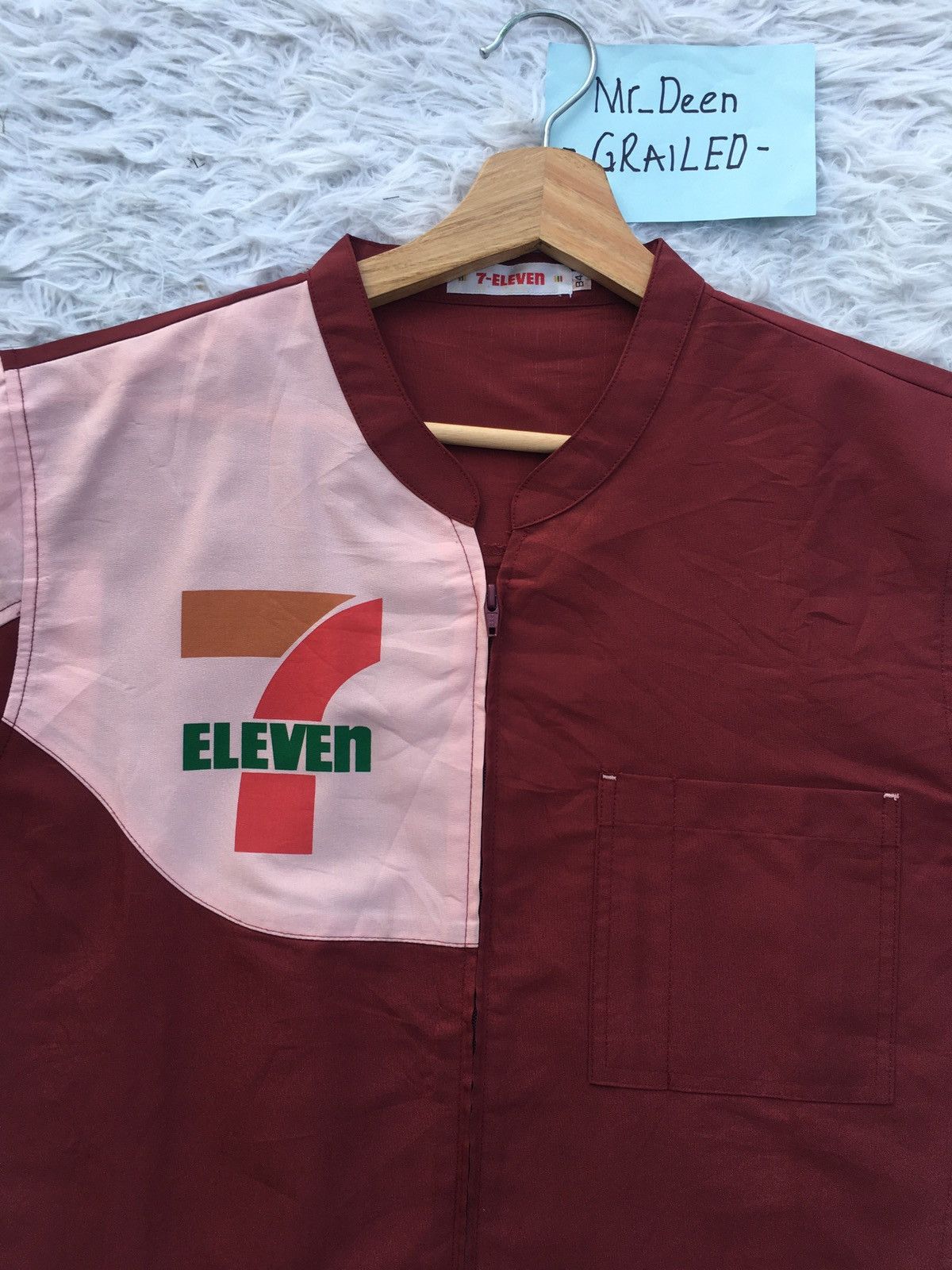 Japanese Brand Rare 7 Eleven Uniform Staff Shirt Size US L / EU 52-54 / 3 - 5 Thumbnail
