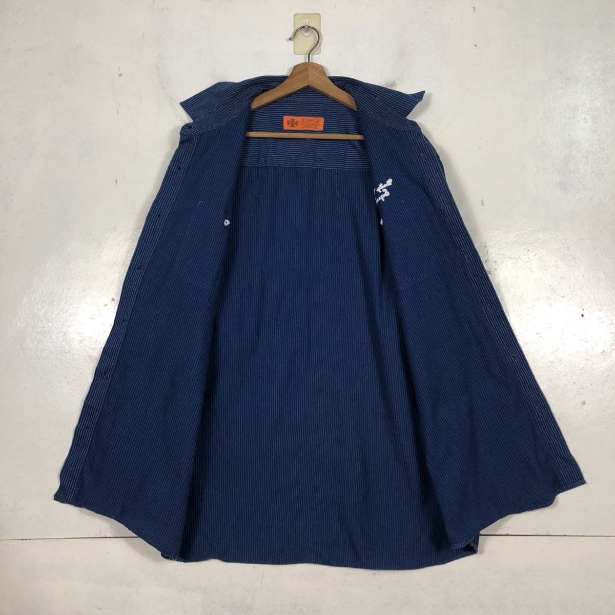 Japanese Brand Vintage Hickory Chore Striped Jacket Open Dich Size US L / EU 52-54 / 3 - 15 Thumbnail