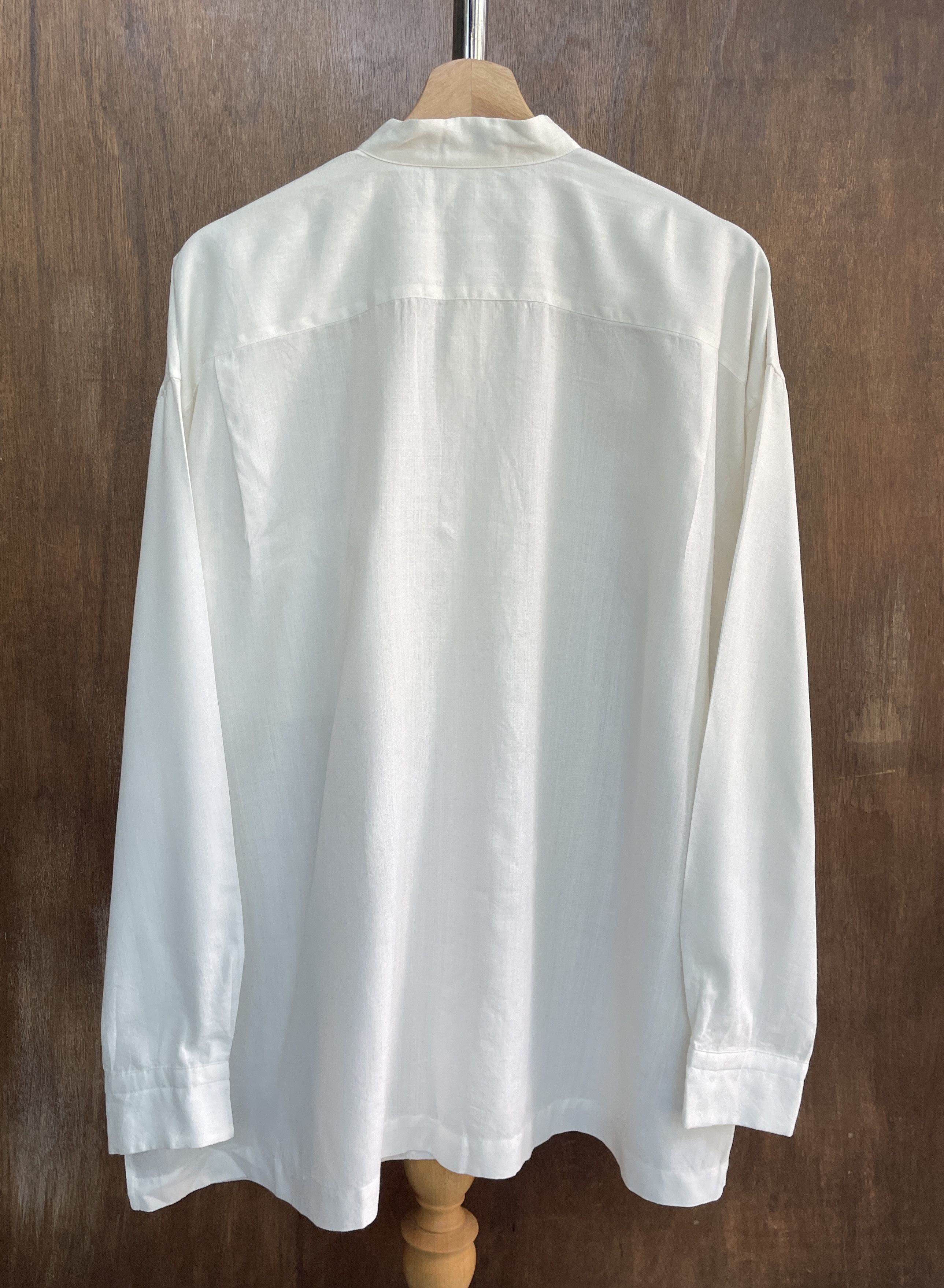 Issey Miyake ISSEY MIYAKE Classic White Shirt Size US M / EU 48-50 / 2 - 3 Thumbnail