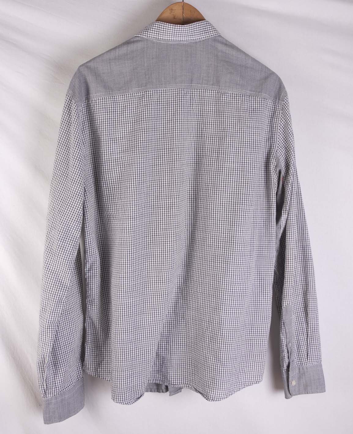 Armani Armani Jeans Shirt Size XL Gray Plaid Size US XL / EU 56 / 4 - 7 Thumbnail