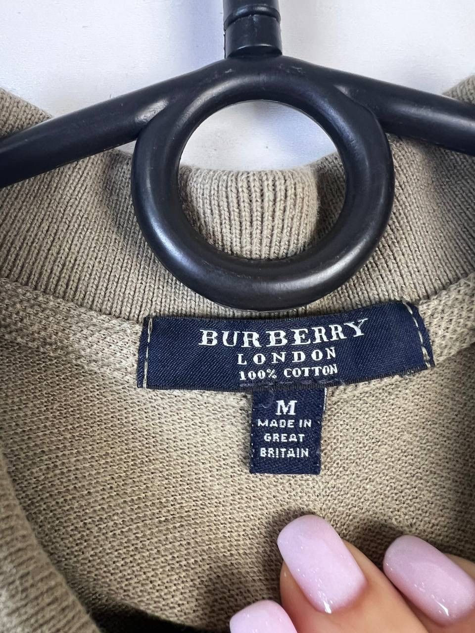 Burberry Burberry luxury vintage polo shirt size M Size US M / EU 48-50 / 2 - 2 Thumbnail