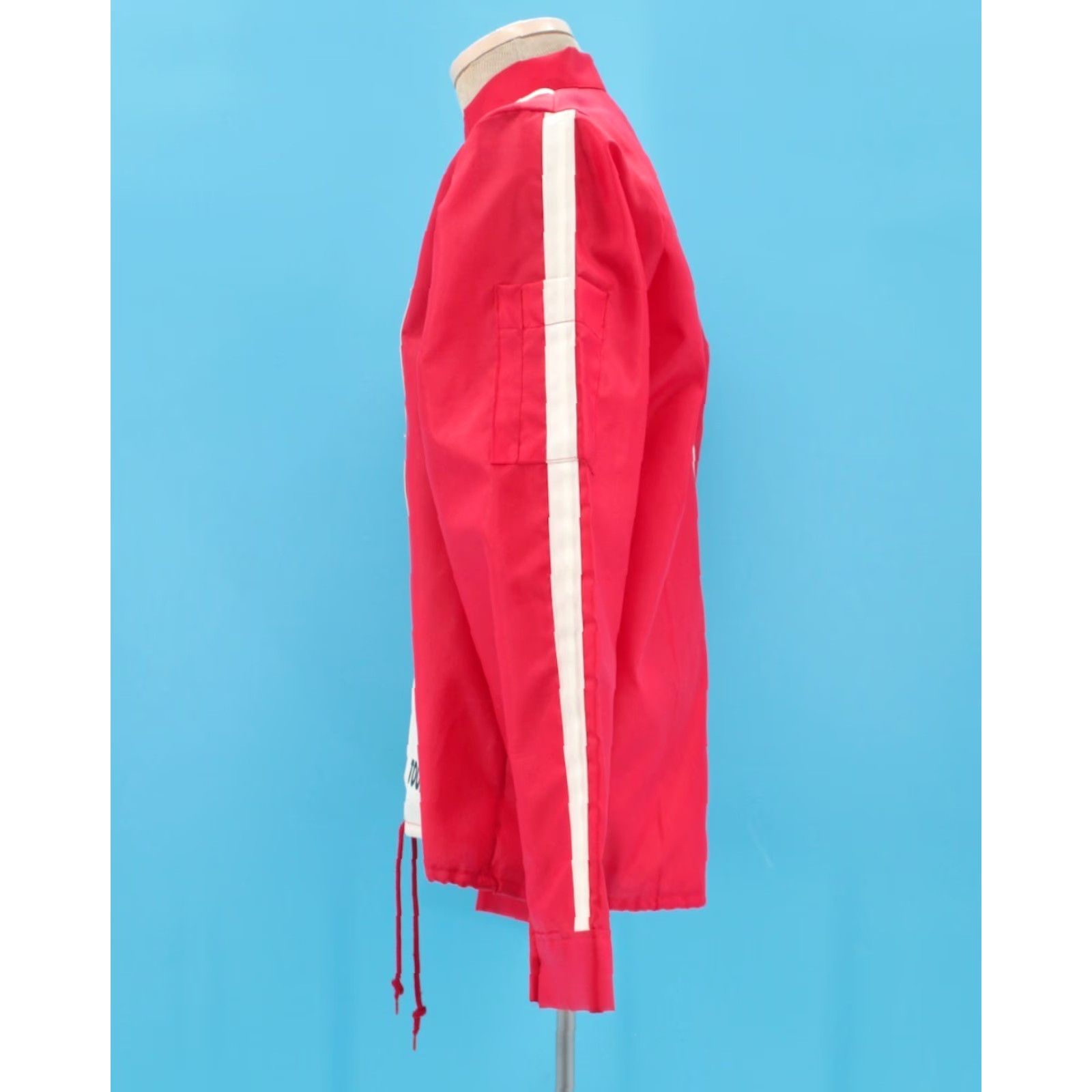 Vintage Men's Snap-On Tools VTG 60s 70s Red Nylon Racing Jacket Sz M 1960s 1970s Snap On Jacket Racing Red Nylon M Mens Size US M / EU 48-50 / 2 - 2 Thumbnail