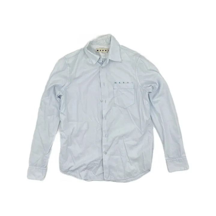 Marni Marni Casual Stylish Solid Color Shirt Size US L / EU 52-54 / 3 - 1 Thumbnail