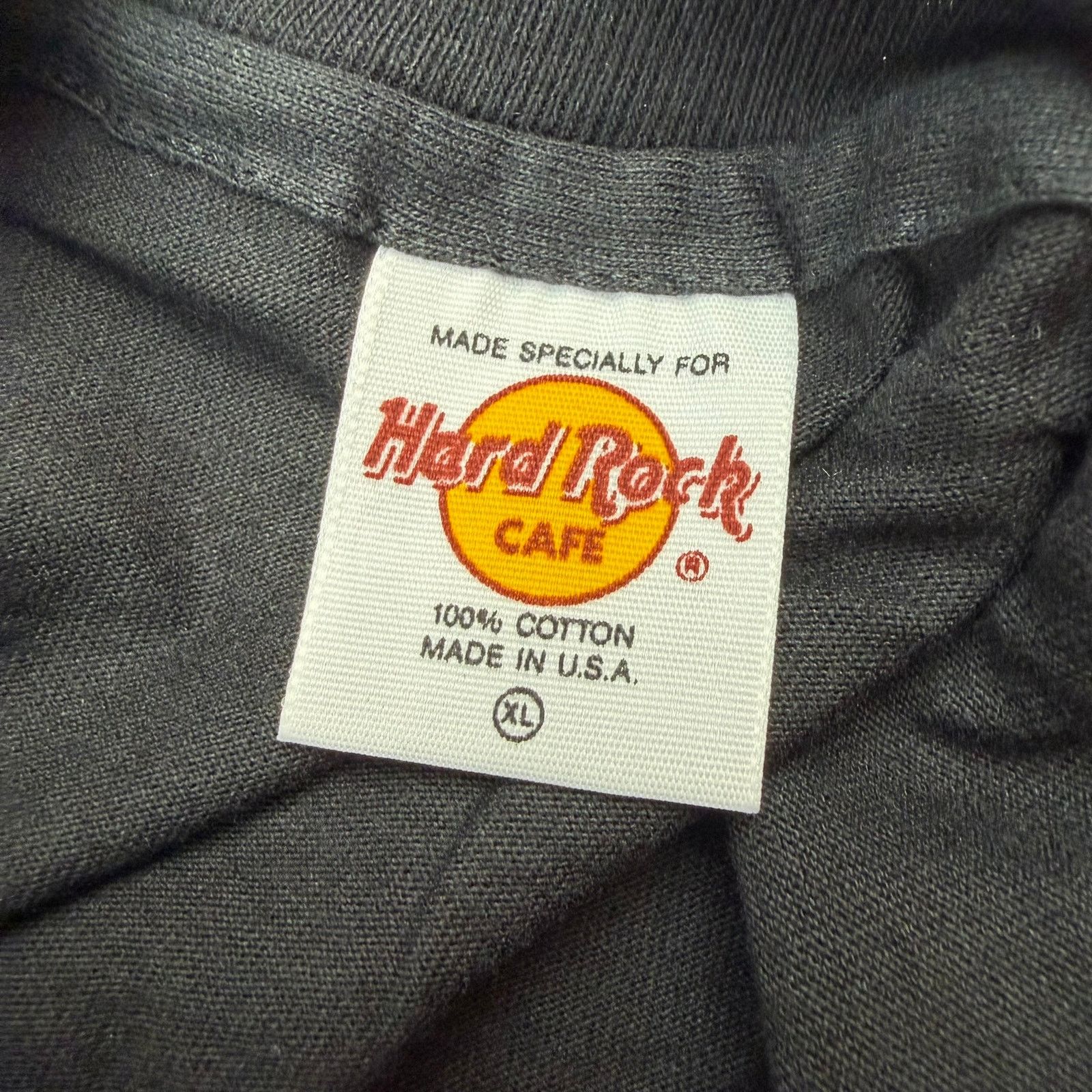Hard Rock Cafe Vintage Hard Rock Cafe Chicago Black T-Shirt XL USA Made Size US XL / EU 56 / 4 - 3 Thumbnail