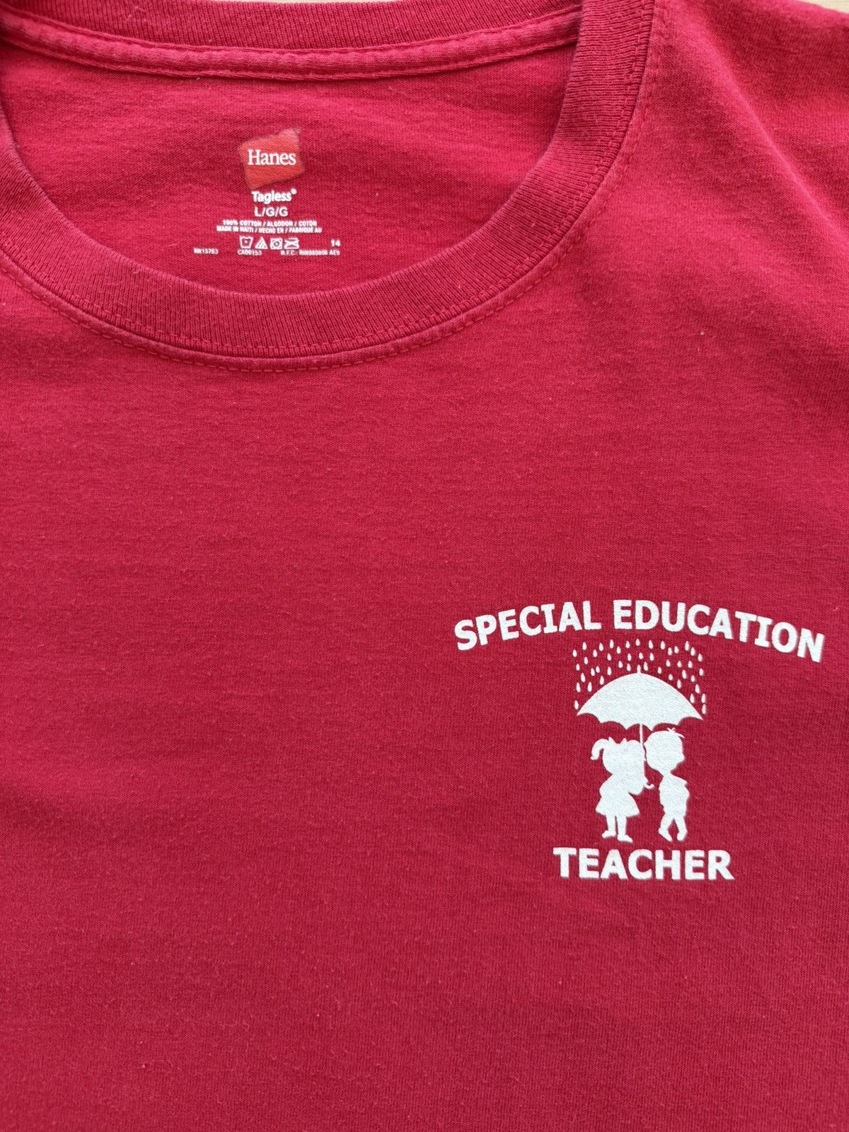 Hanes Special Education Teacher Graphic Tee Size US L / EU 52-54 / 3 - 3 Thumbnail