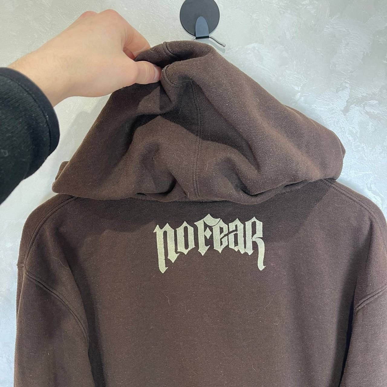 No Fear No Fear London Graphic Hoodie Skull Print Brown XXL Vintage Size US XXL / EU 58 / 5 - 6 Thumbnail