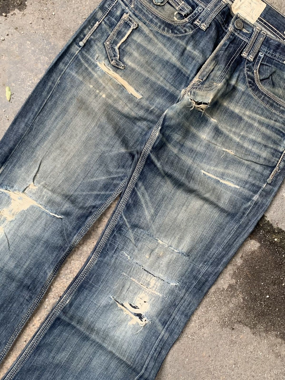 Japanese Brand × Vintage Vintage Meg Punk 19 Taverniti Jeans Size US 34 / EU 50 - 6 Thumbnail