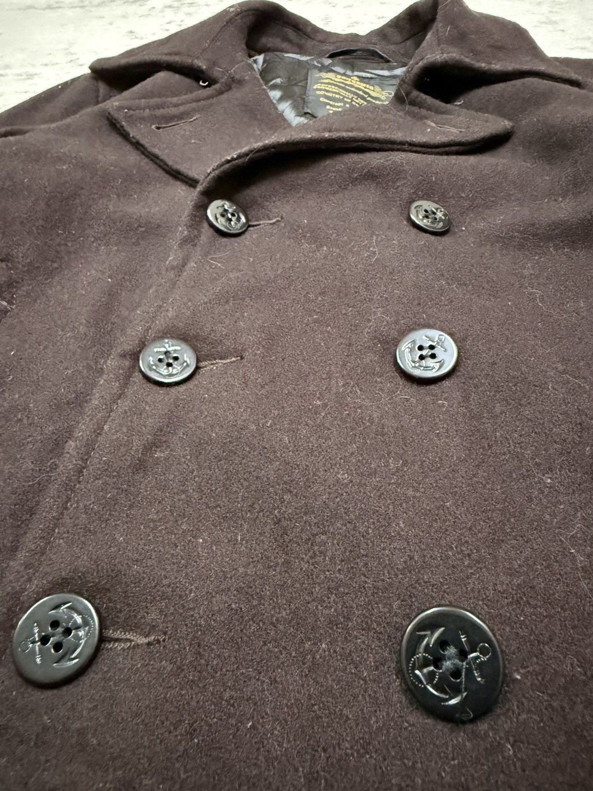Vintage Vintage Uniformer Authentic Indvidual Garment Wool Peacoat Size US S / EU 44-46 / 1 - 7 Thumbnail
