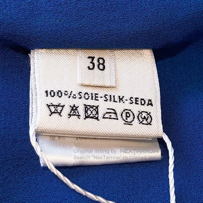 Hermes Hermes Blue silk dress Size XS / US 0-2 / IT 36-38 - 8 Thumbnail