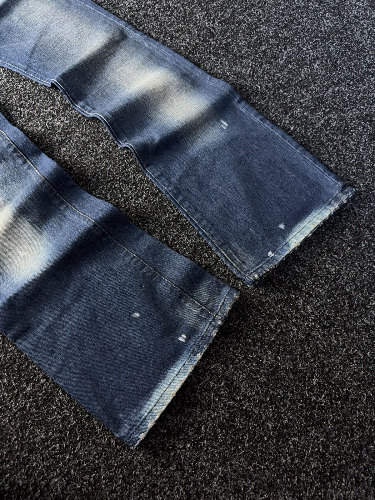 Diesel Vintage 00s Luxury Distressed Diesel Flared Denim pants Size 31" - 2 Thumbnail
