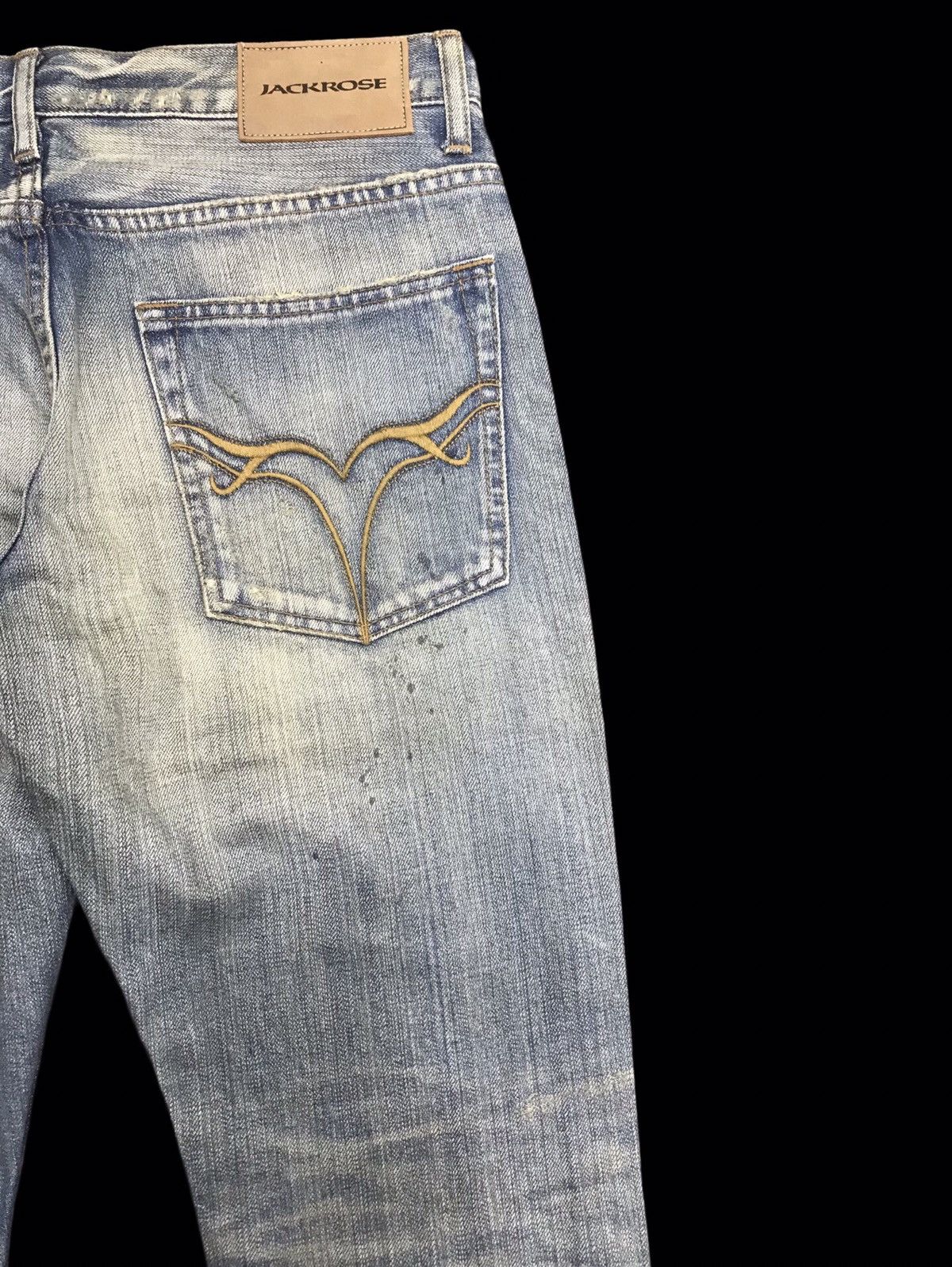 Japanese Brand 💥FLARE💥JackRose Japan Sick Distressed Patchwork Denim F137 Size US 32 / EU 48 - 12 Thumbnail