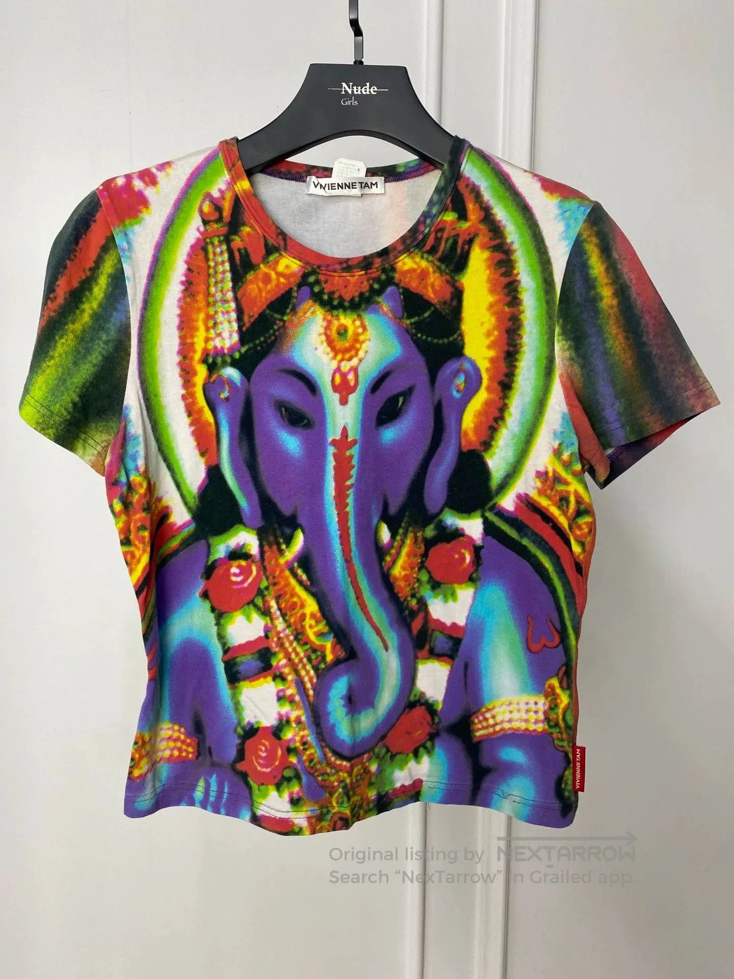 Vivienne Tam vivienne tam short sleeve elephant graphic top. Size S / US 4 / IT 40 - 1 Thumbnail