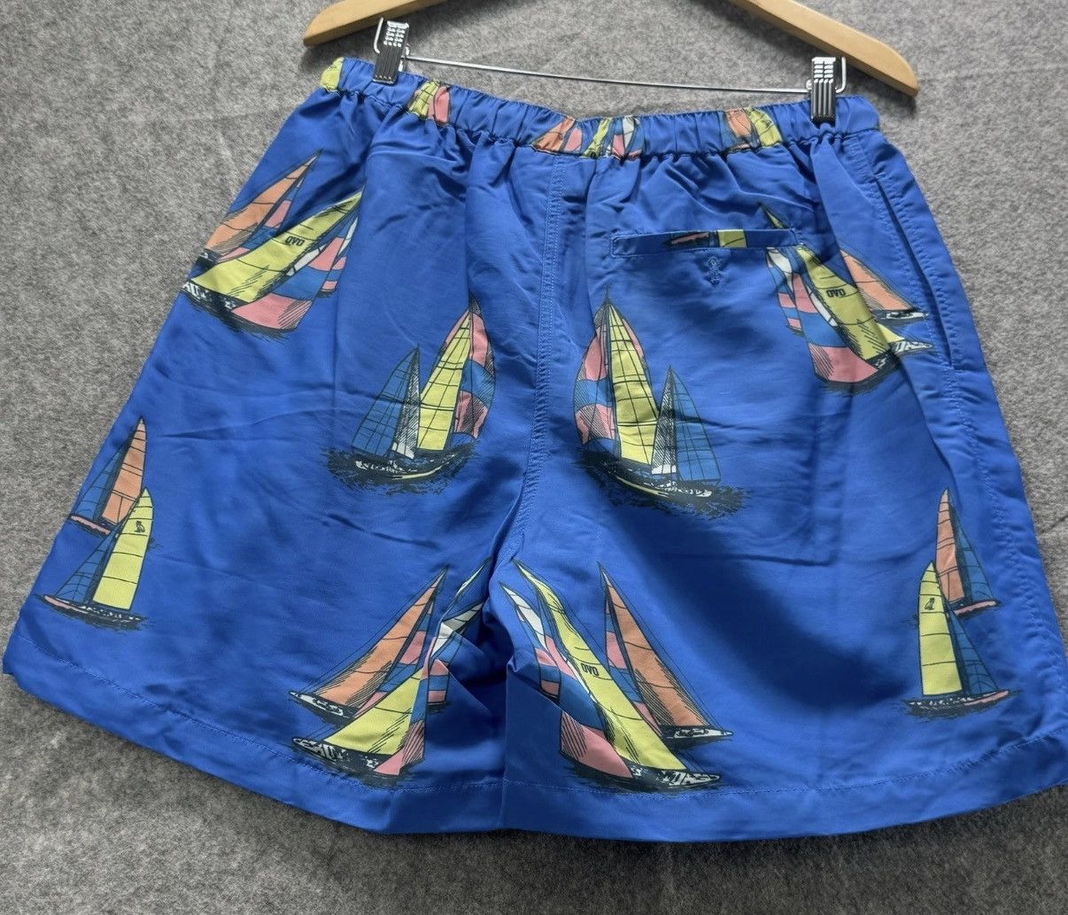 October's Very Own October's Very Own Blue Sailboat OVO Nautical Swim Trunks Size US 32 / EU 48 - 2 Thumbnail