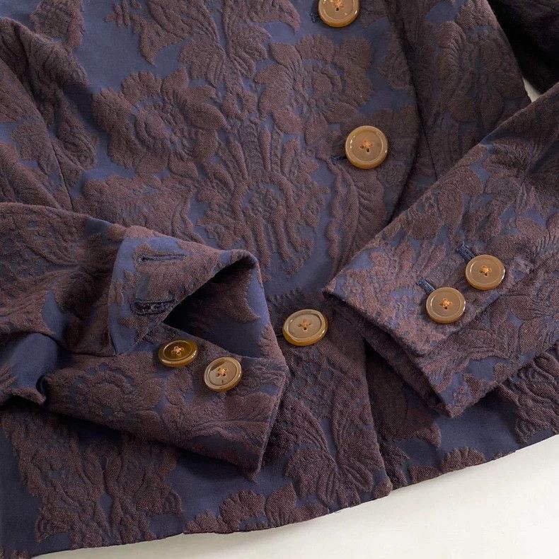 Vivienne Westwood Vivienne Westwood A slanted lapel embroidered suit jacket Size M / US 6-8 / IT 42-44 - 4 Thumbnail