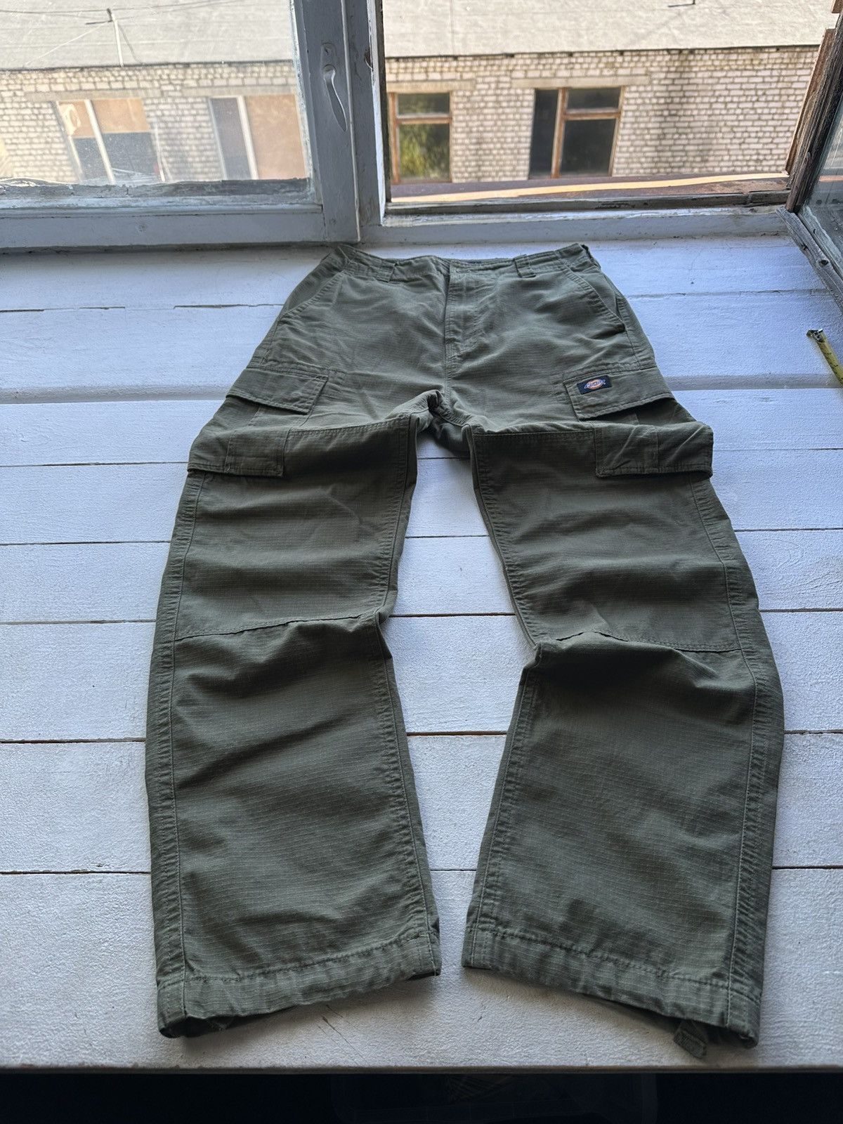 OLIVE DICKIES 🚨 CARGO PANTS Y2K SK8 BAGGY MULTIPOCKET