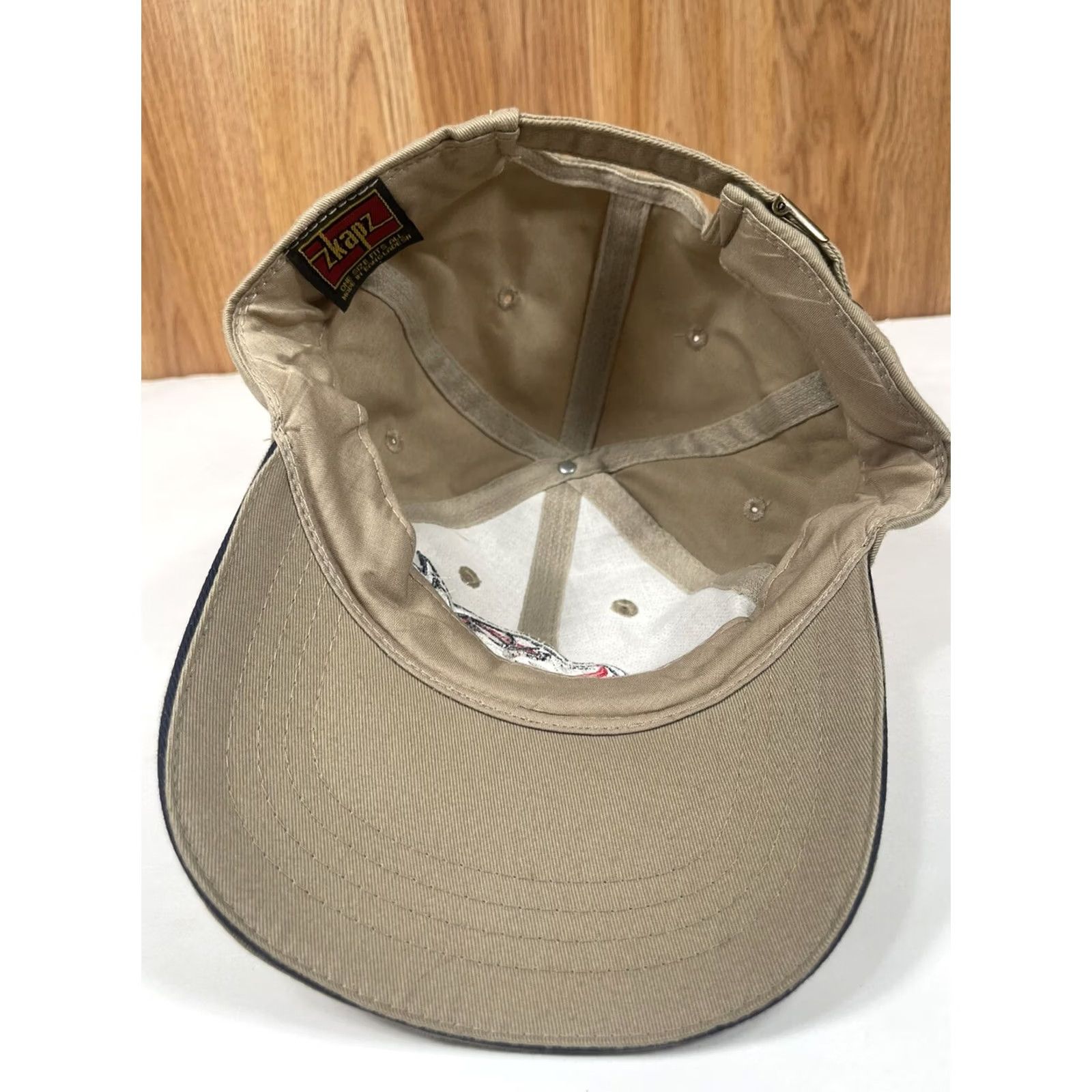 Logo 7 Kap Sprite Embroidered Logo Hat Cap Adjustable Strap Back One Size Fit All Beige Size ONE SIZE - 7 Thumbnail