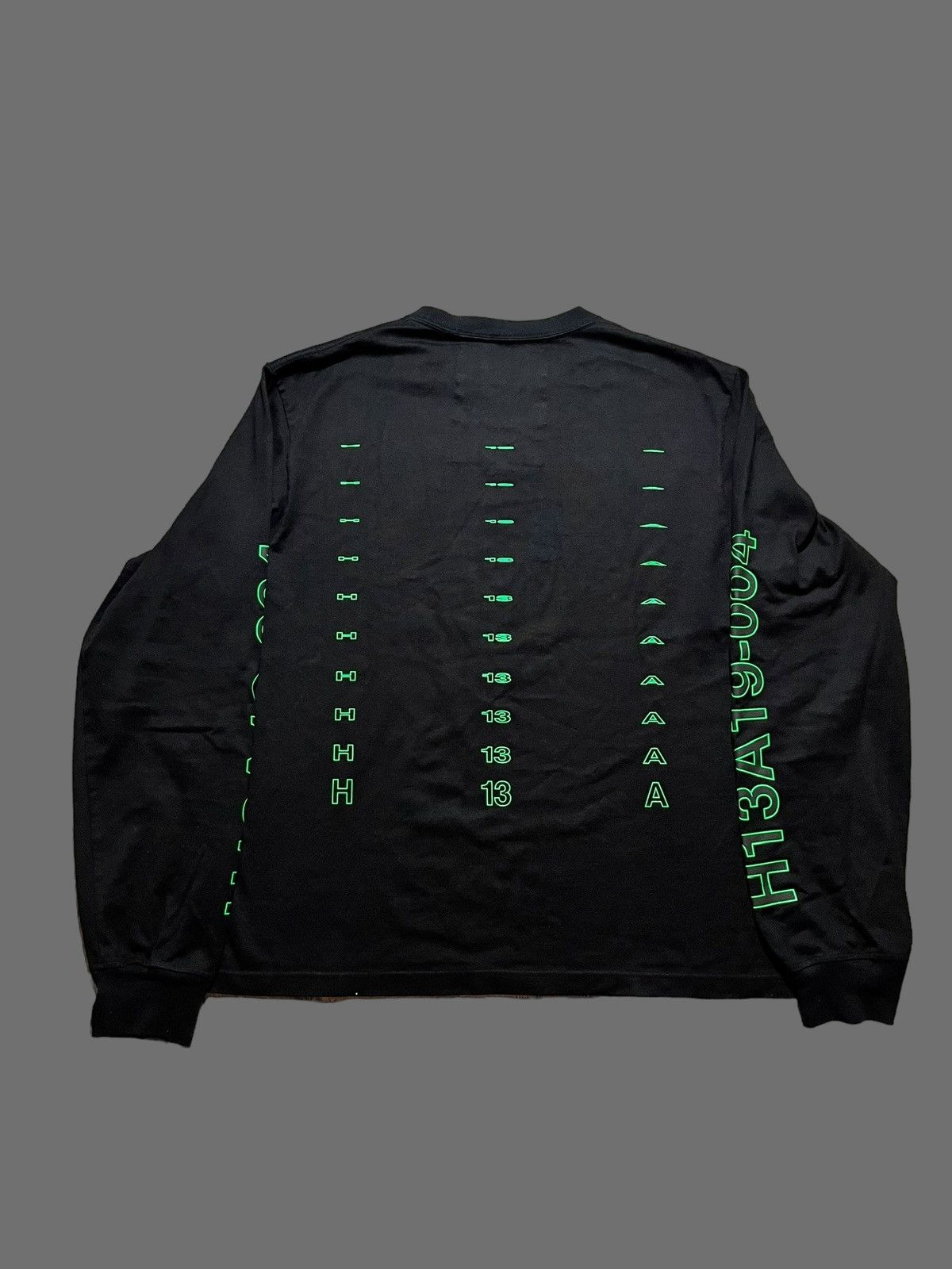 Hood By Air Rare Hood By Air H13A Matrix Long Sleeve Tee HBA FW20 Size US XL / EU 56 / 4 - 5 Thumbnail