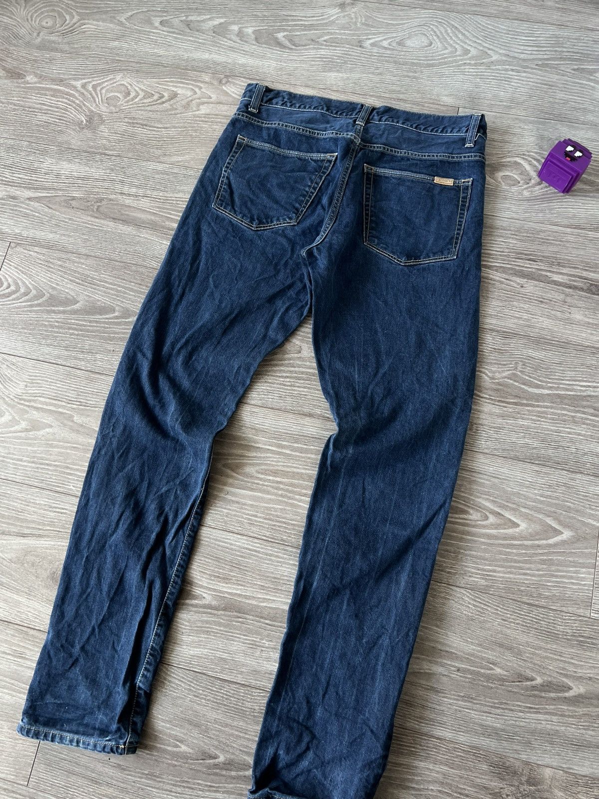 Carhartt Wip Carhartt WIP Blue Denim Selvage Vicious Pant Jeans Size US 32 / EU 48 - 16 Thumbnail