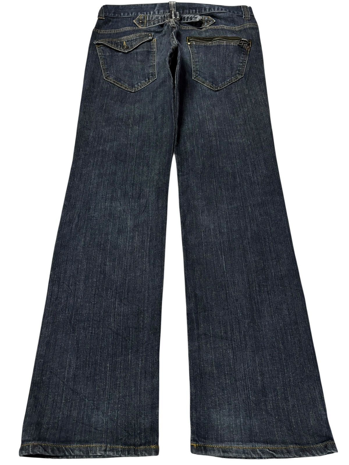 Japanese Brand Vtg Japanese Brand Punk Buckle Jeans Size US 32 / EU 48 - 2 Thumbnail