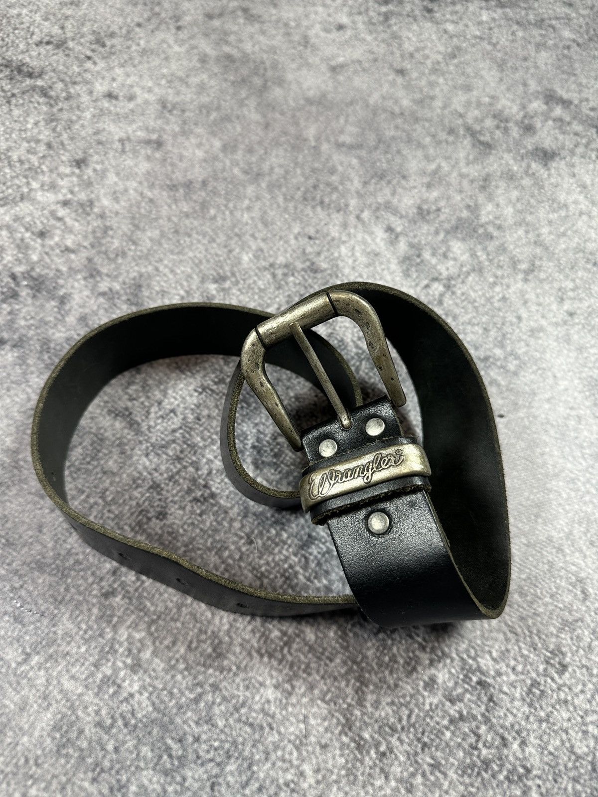 Wrangler Vintage Wrangler Leather Belts Handmade Streetwear USA Style Size ONE SIZE - 1 Thumbnail