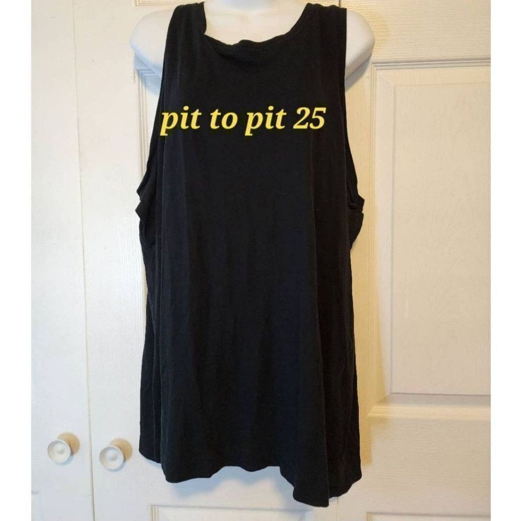 Old Navy Old Navy Black Maternity Tank Top Size 3XL / US 20-22 - 6 Thumbnail