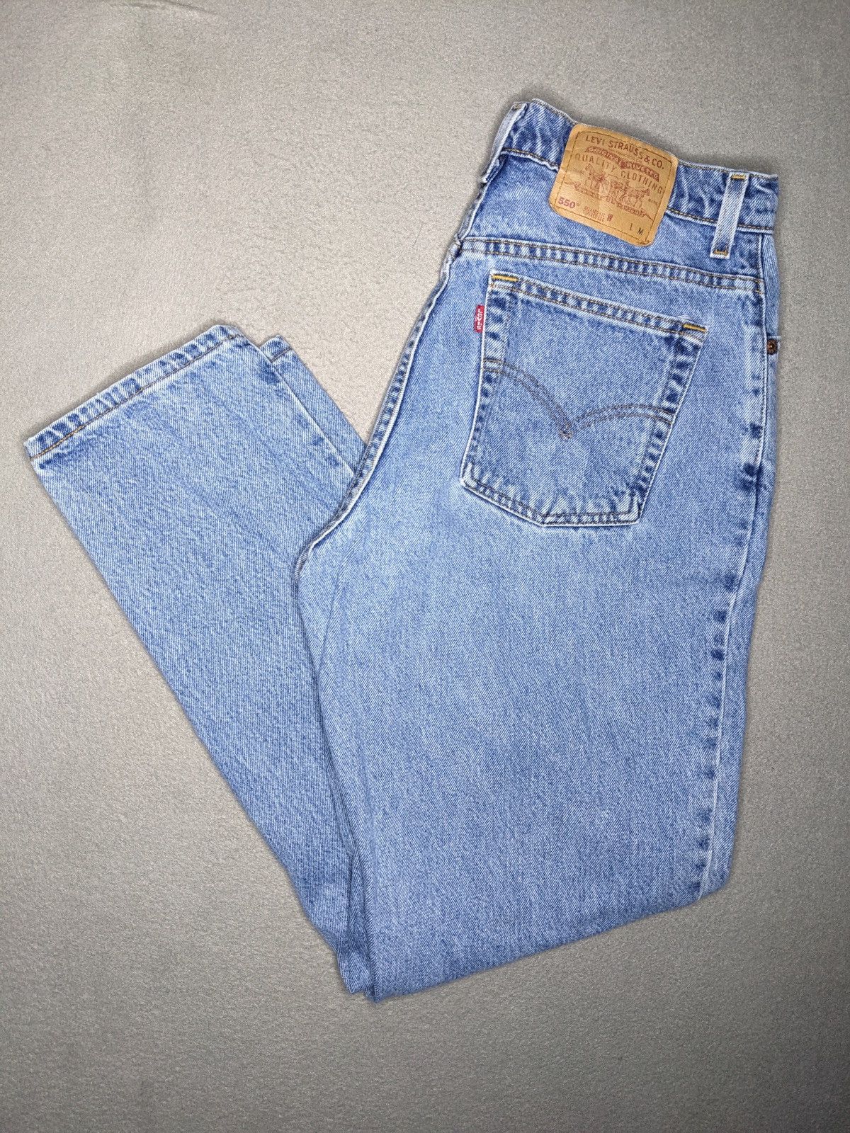 Levi's VTG 90s Levis Jeans 550 Made USA Womens 32x30 Denim Relaxed Size 32" / US 10 / IT 46 - 1 Thumbnail