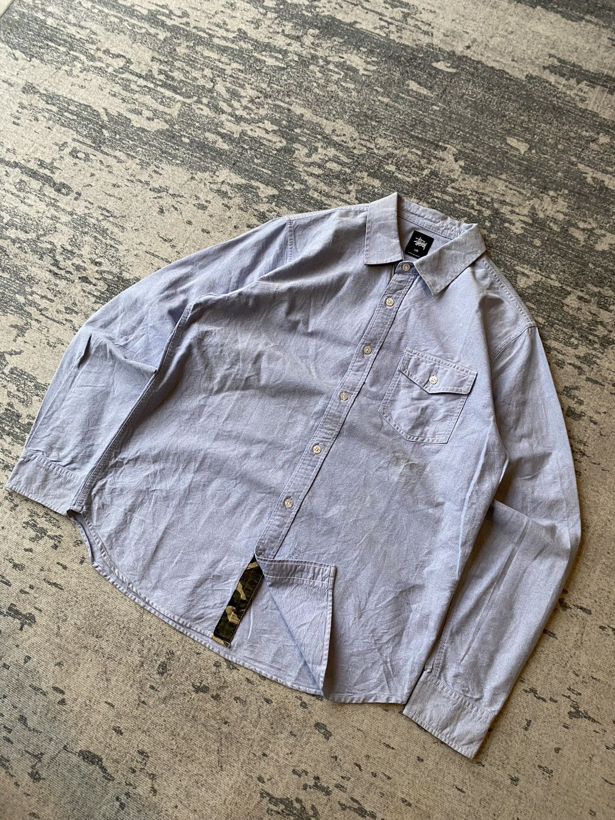 Stussy 90s 00s Stussy Oxford Shirt Size US S / EU 44-46 / 1 - 2 Thumbnail